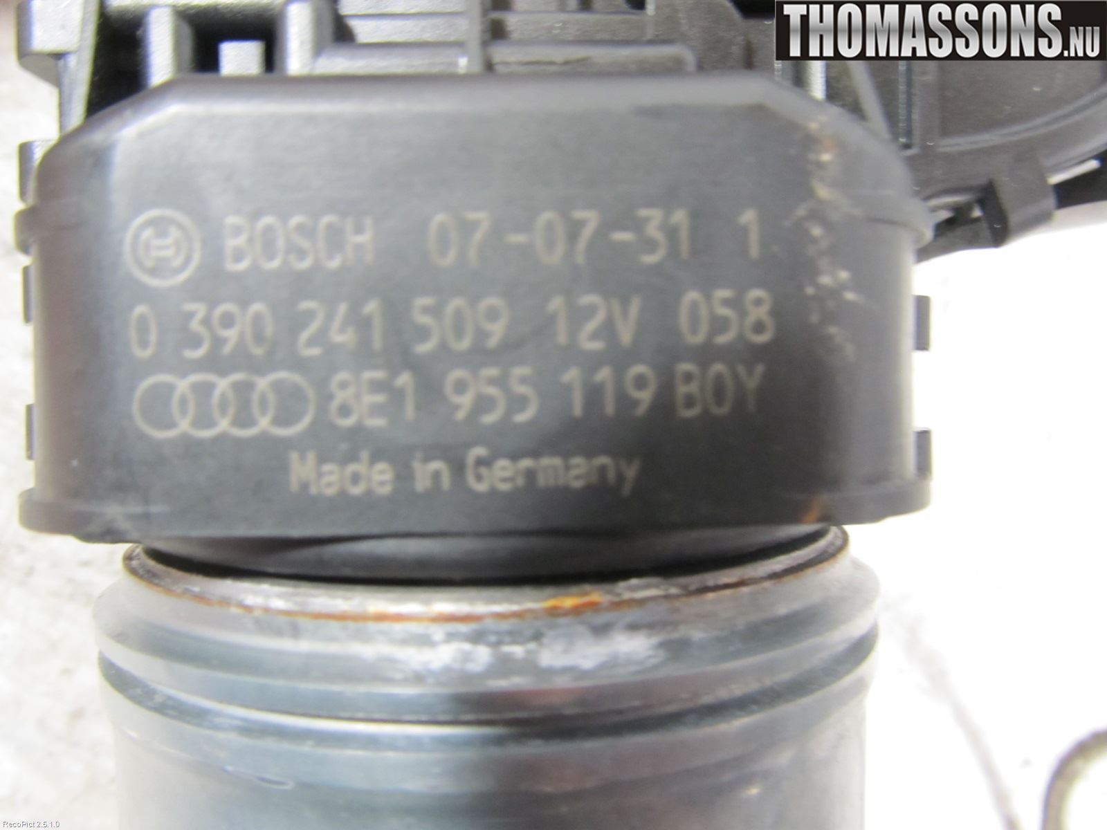 Audi A4/S4 05-07 Viskermotor Frontrute