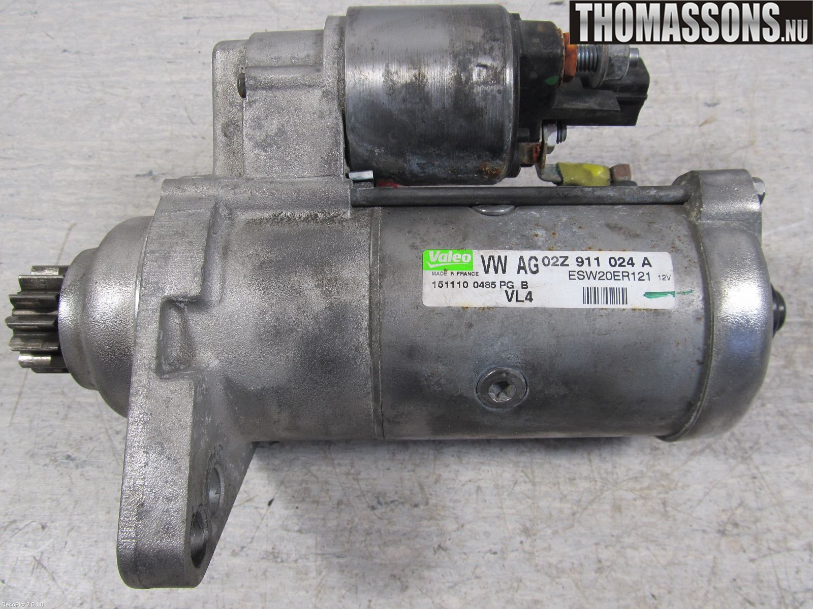 Volkswagen VW GOLF VI 09-13 Startmotor Diesel