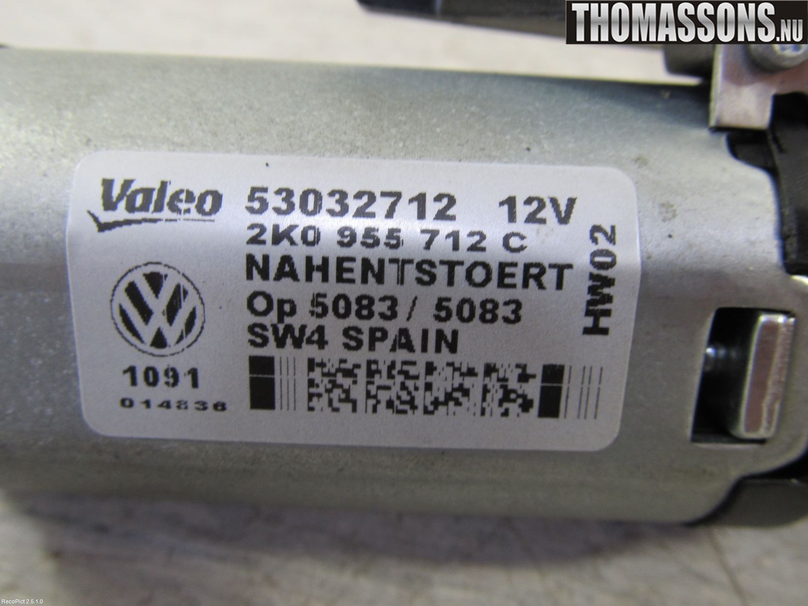 Volkswagen VW CADDY      04-10 Viskermotor Bakluke