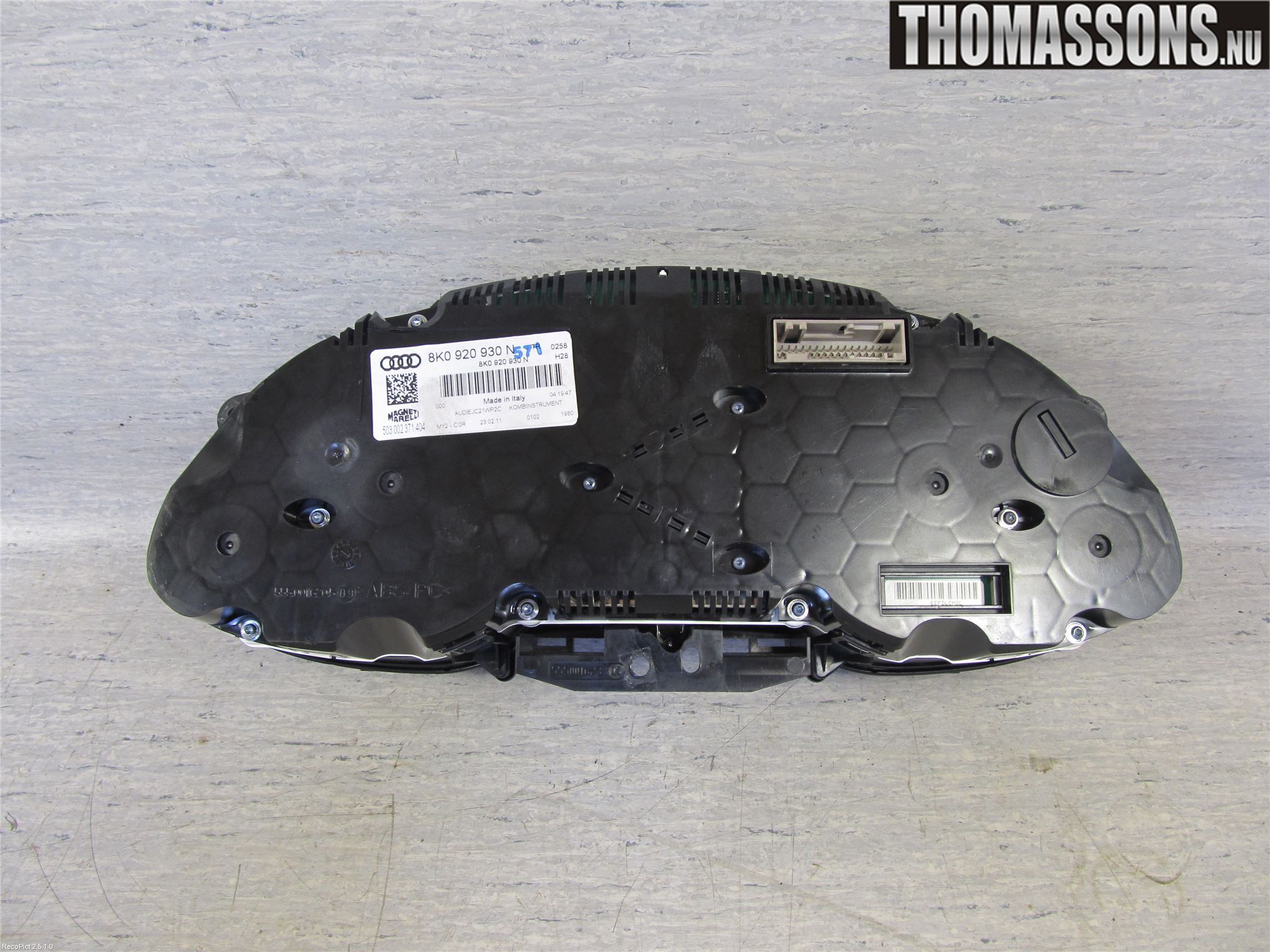 Audi A4/S4 08-11 Instr Kombinert