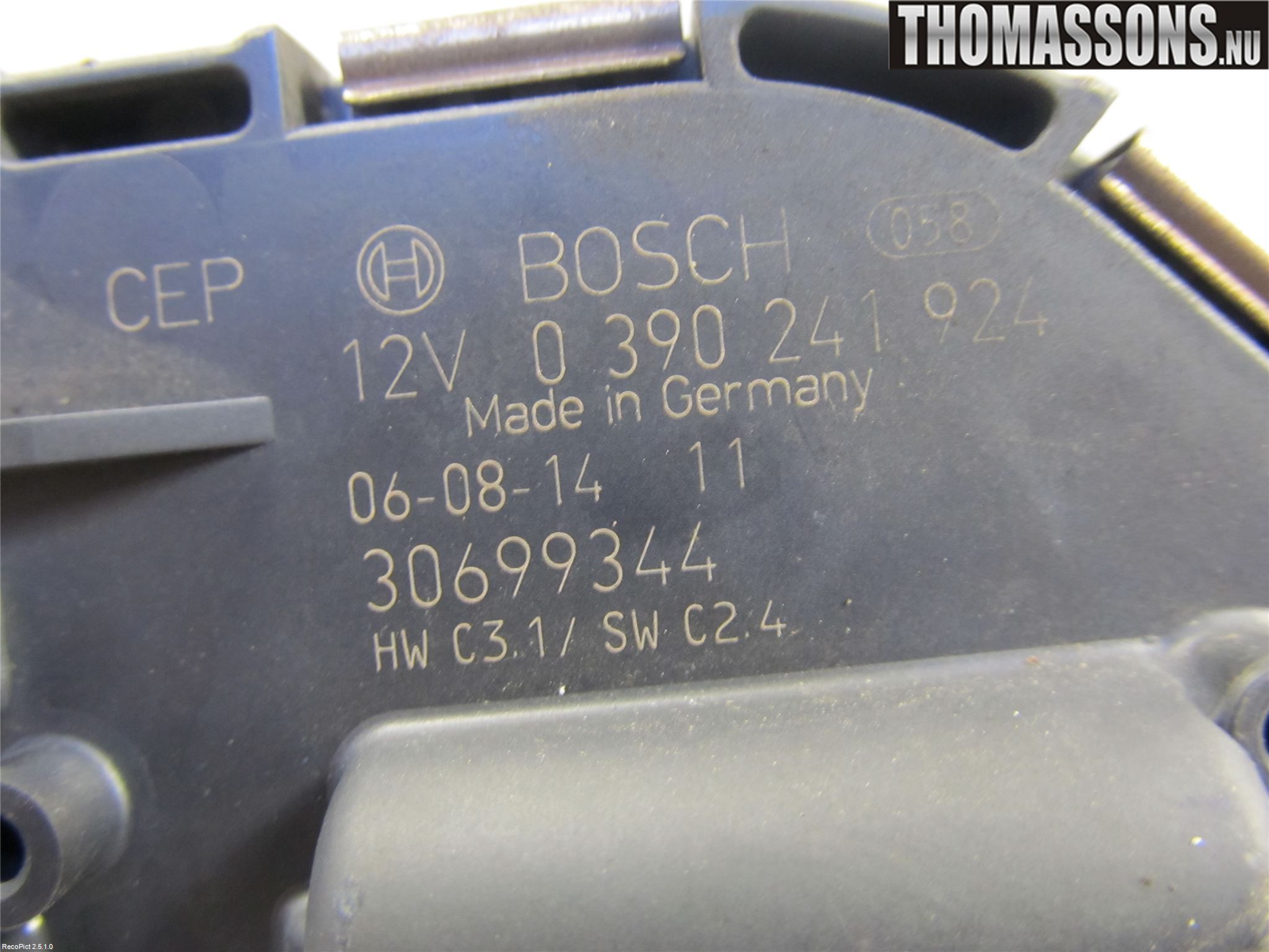 Volvo V50 04-07 Viskermotor Frontrute