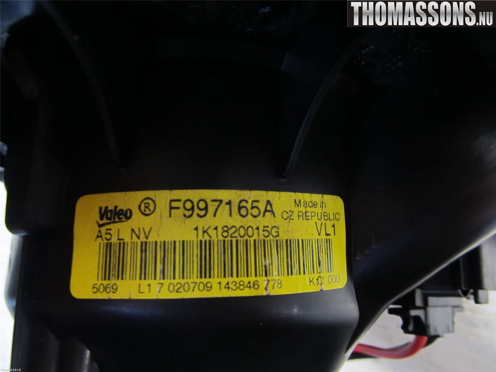 Volkswagen VW GOLF VI 09-13 Varme Ac Varmeapparatvifte