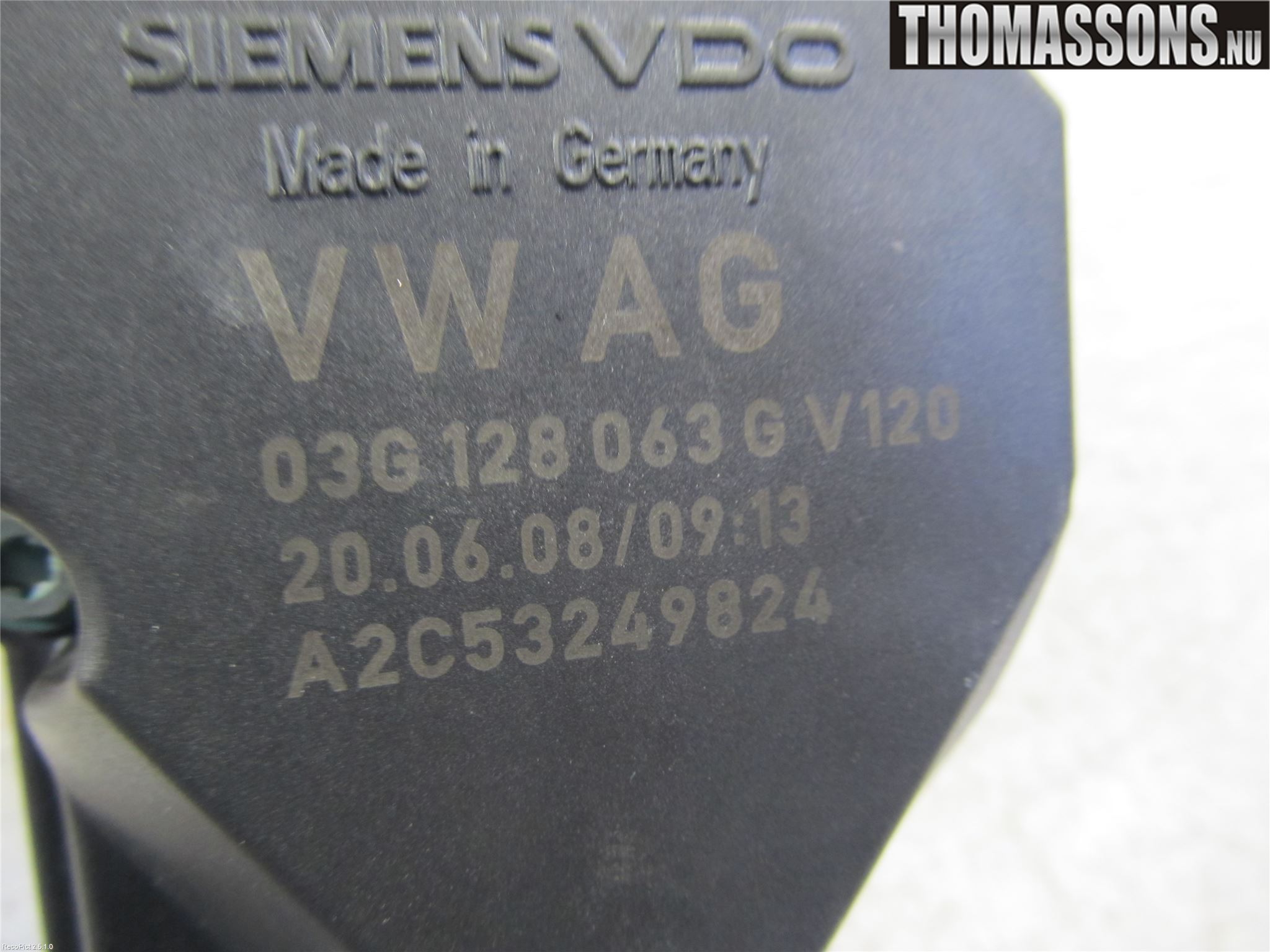 Volkswagen VW POLO 05-09 Inns Spjeldhus