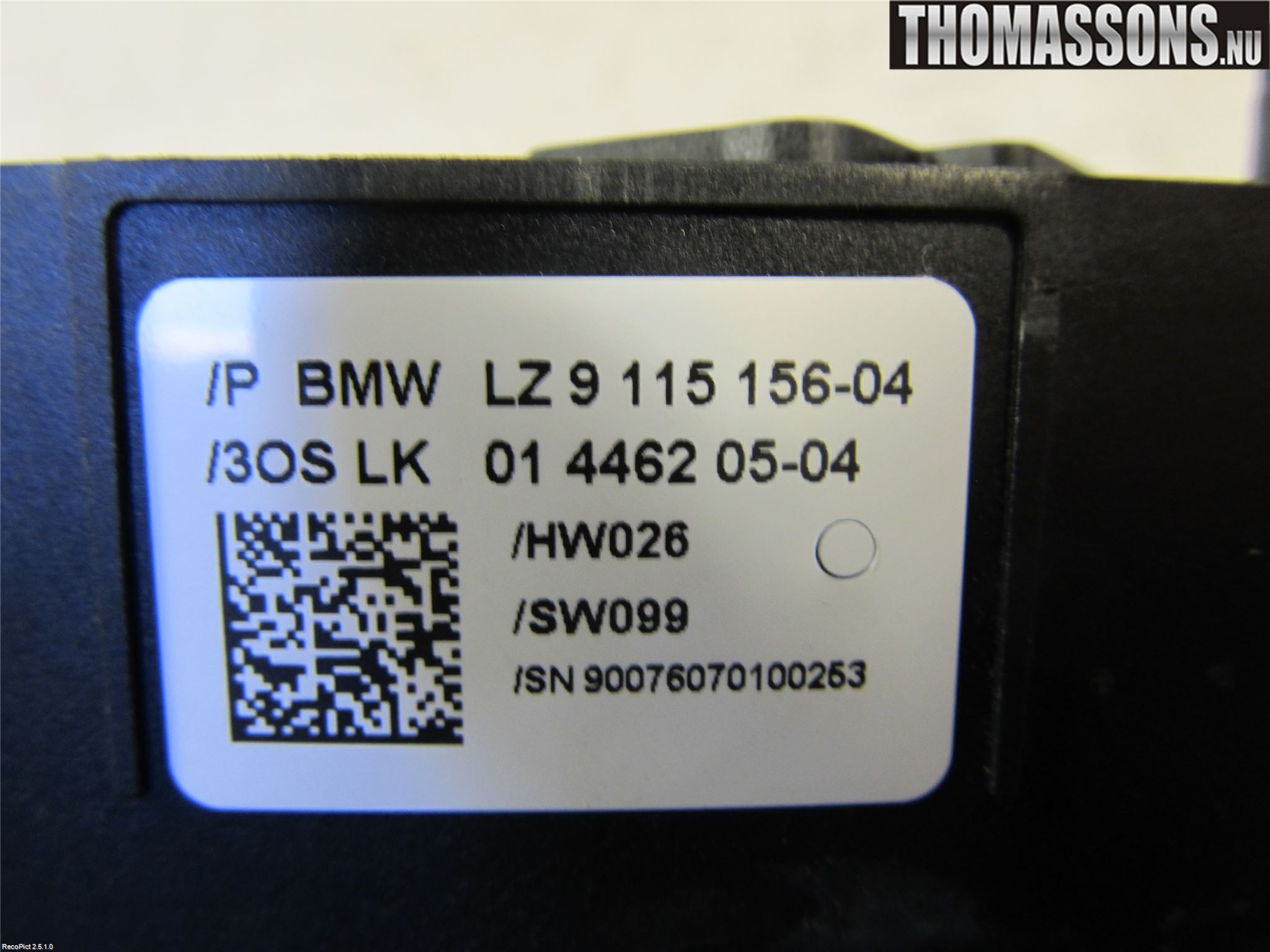 BMW 5 E60/61 Sed/Tou 02-10 Bryter Ratt Kombi H Og V