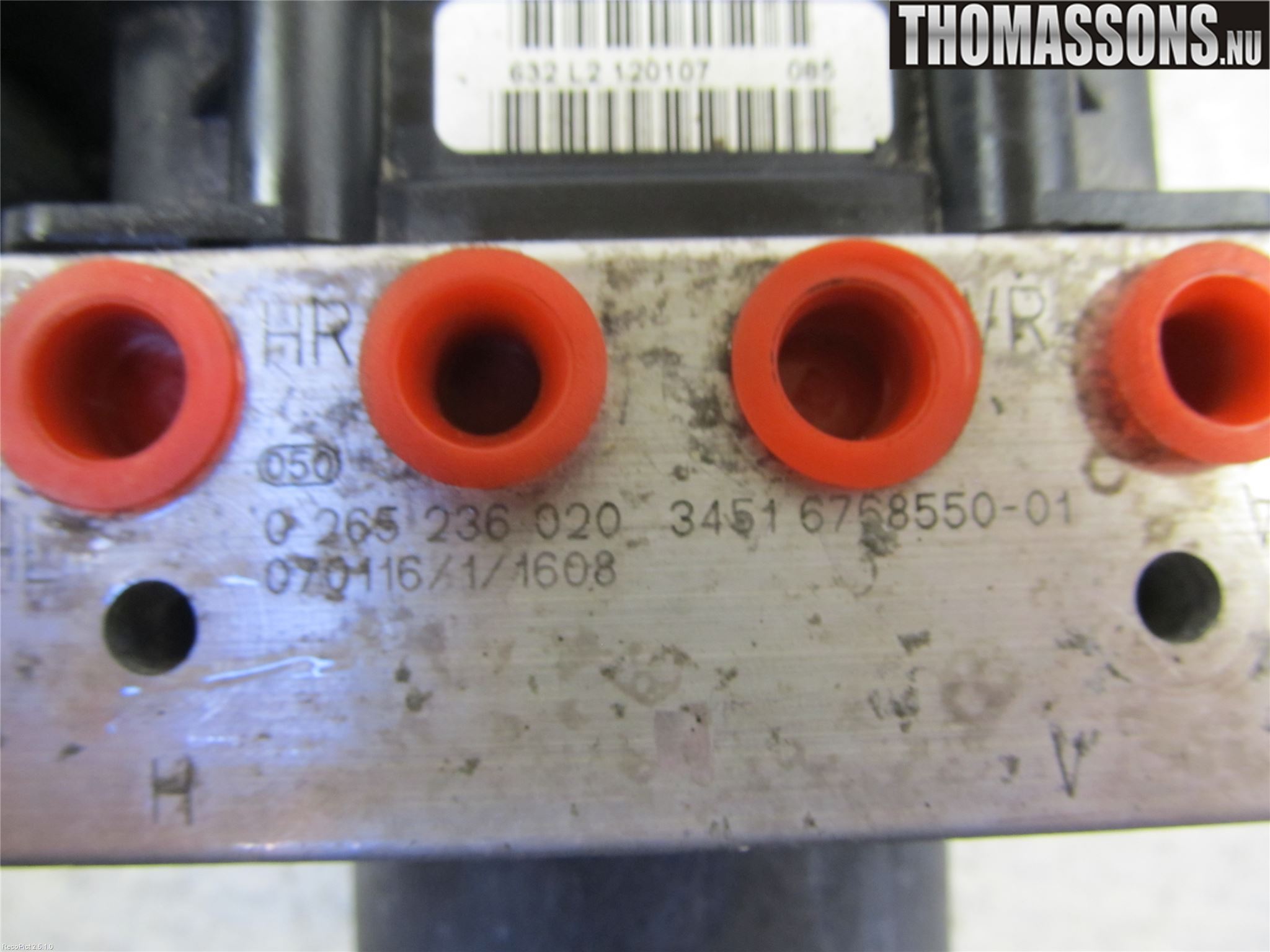 BMW 5 E60/61 Sed/Tou 02-10 Abs Hydraulikkaggregat