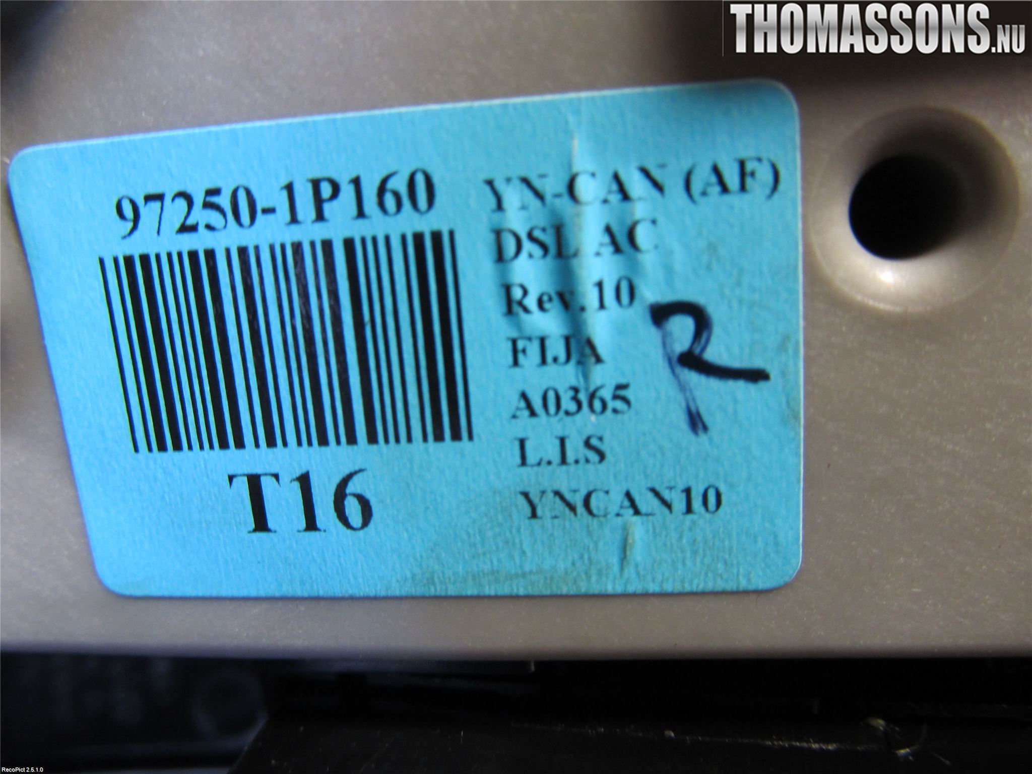 Kia VENGA 10-19 Varme Ac Betjening-Display