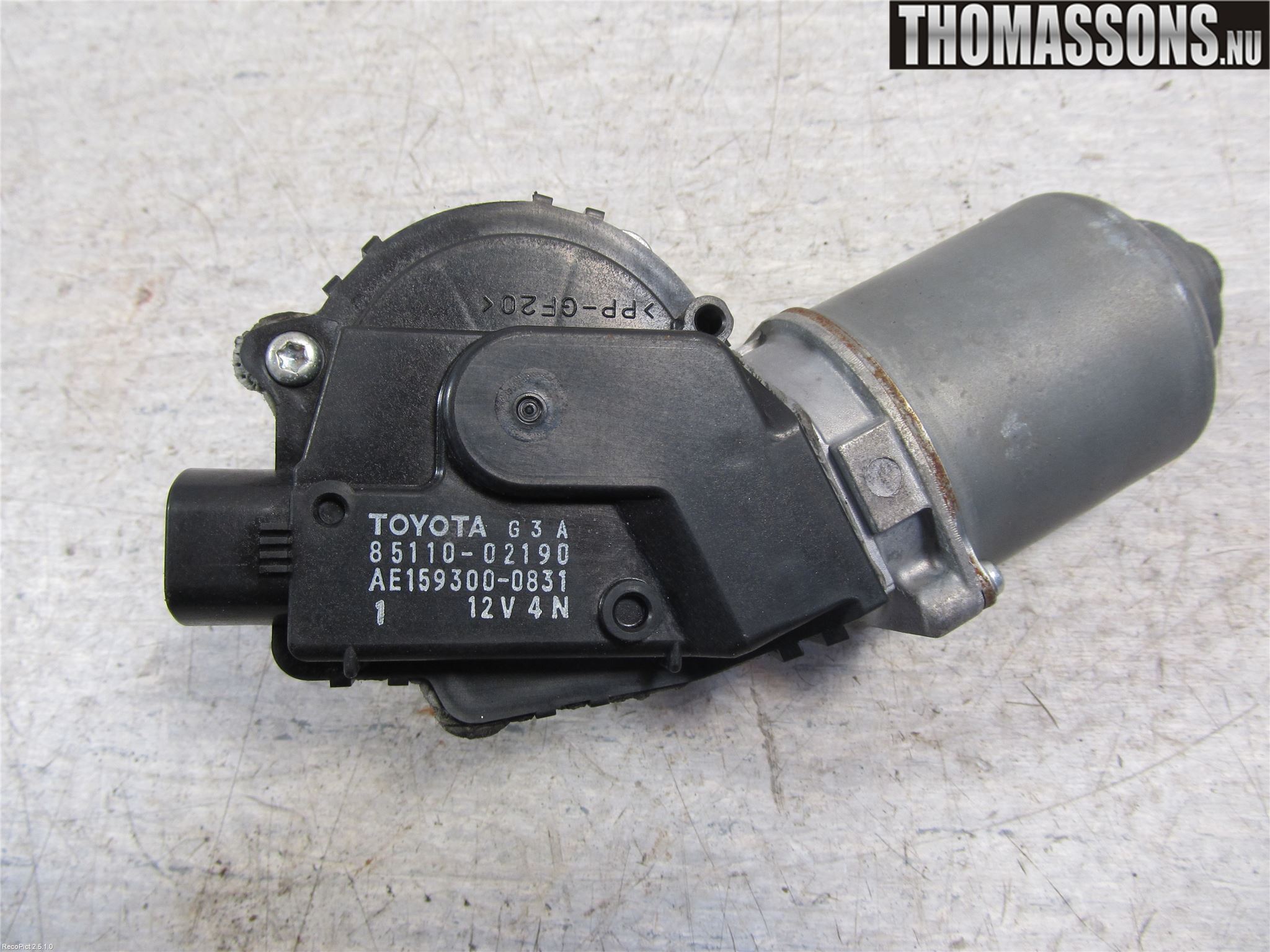 Toyota AURIS 10-12 Viskermotor Frontrute