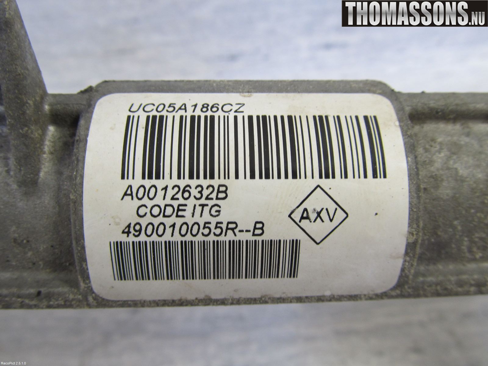 Renault MEGANE III 09-15 Servo Snekke - Tannstang