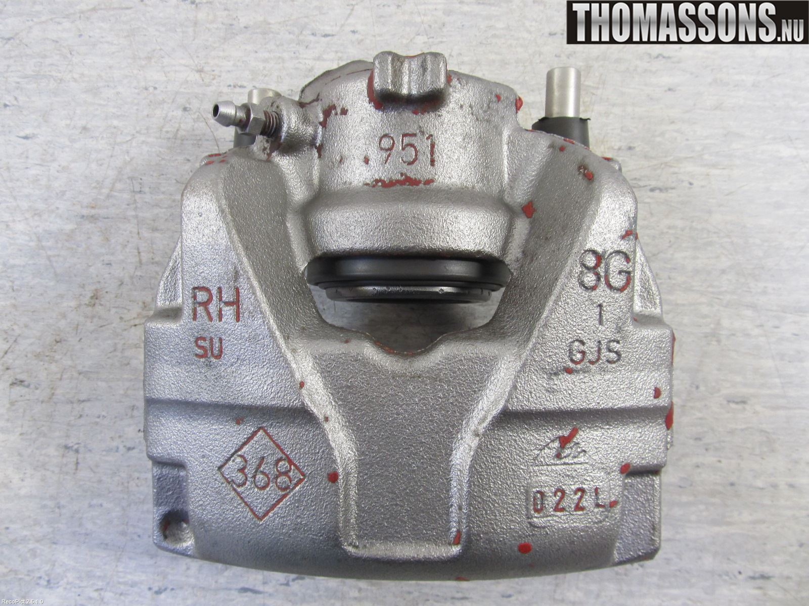 Renault MEGANE III 09-15 Bremsecaliper Foran Høyre
