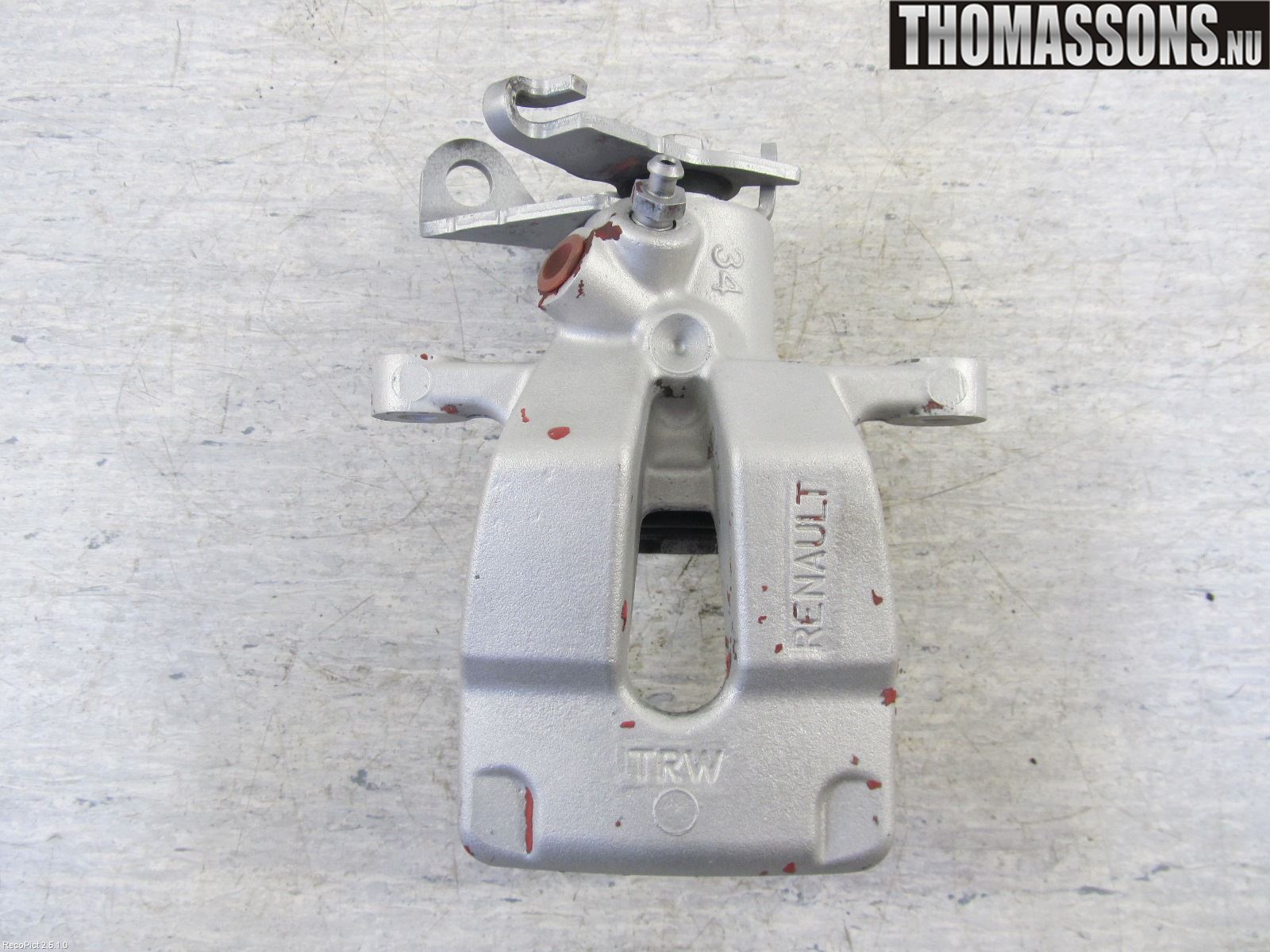Renault MEGANE III 09-15 Bremsecaliper Bak Venstre