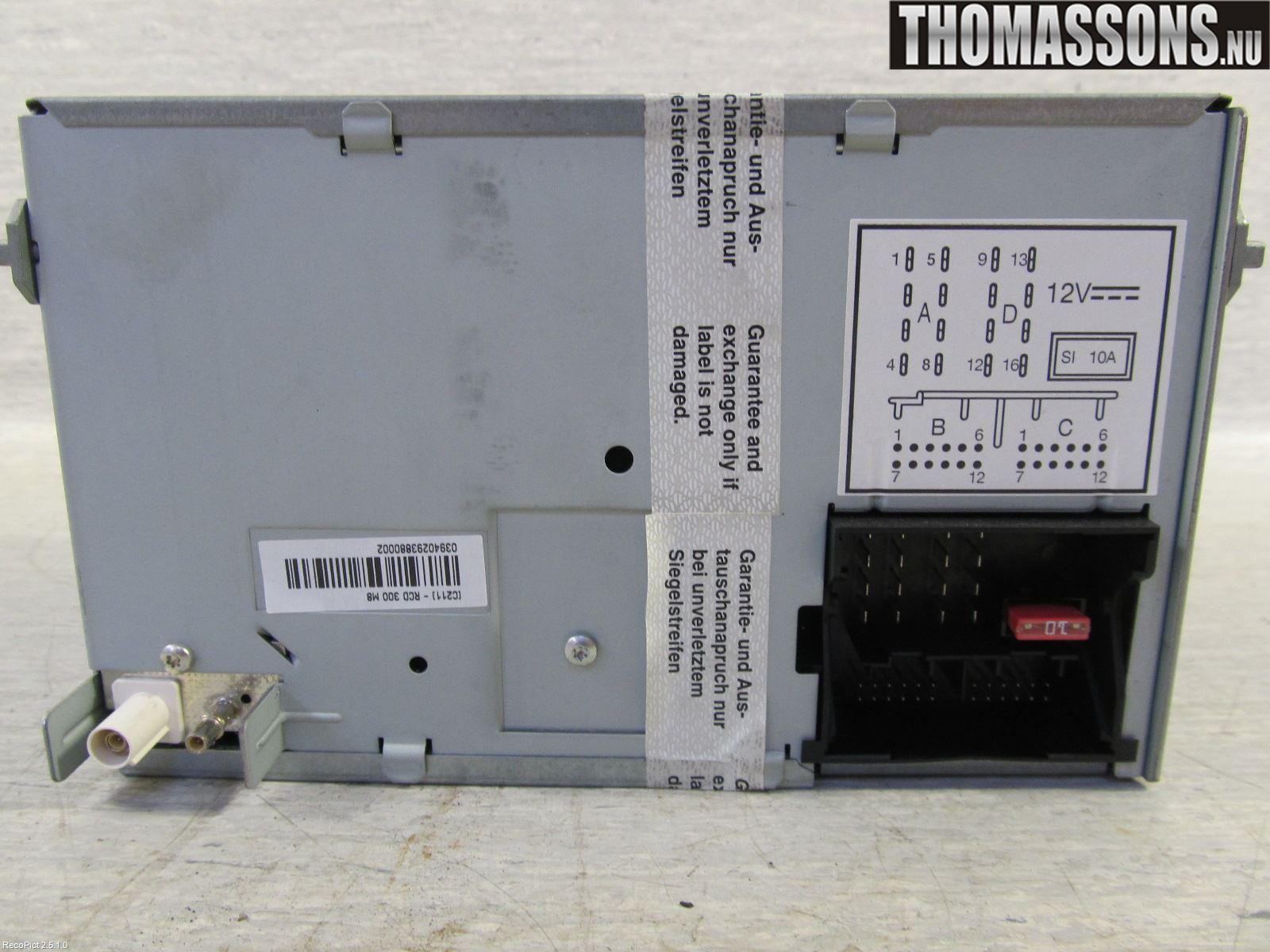 Volkswagen VW PASSAT 05-11 Stereo Radio Med Cd