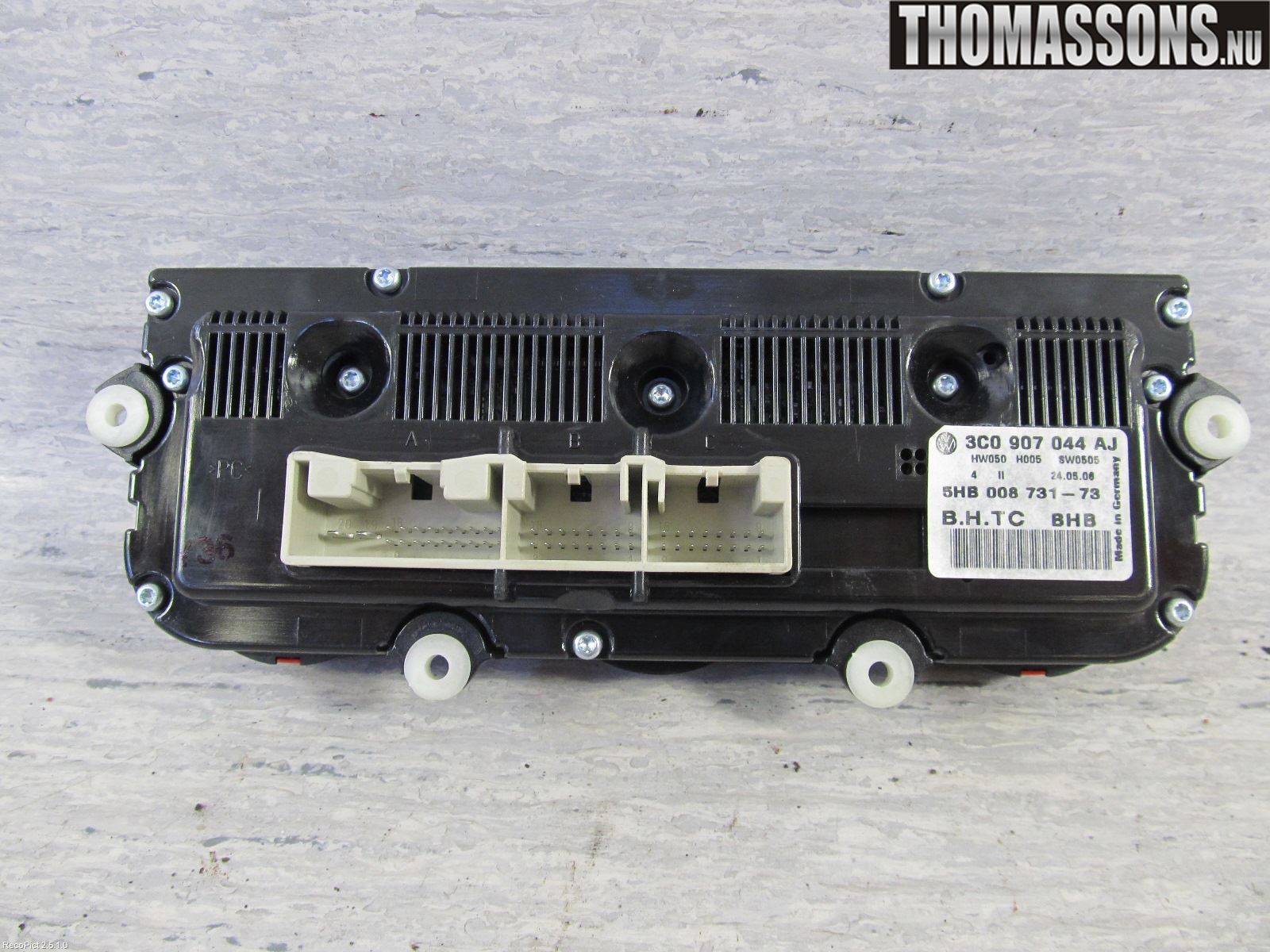 Volkswagen VW PASSAT 05-11 Varme Ac Betjening-Display