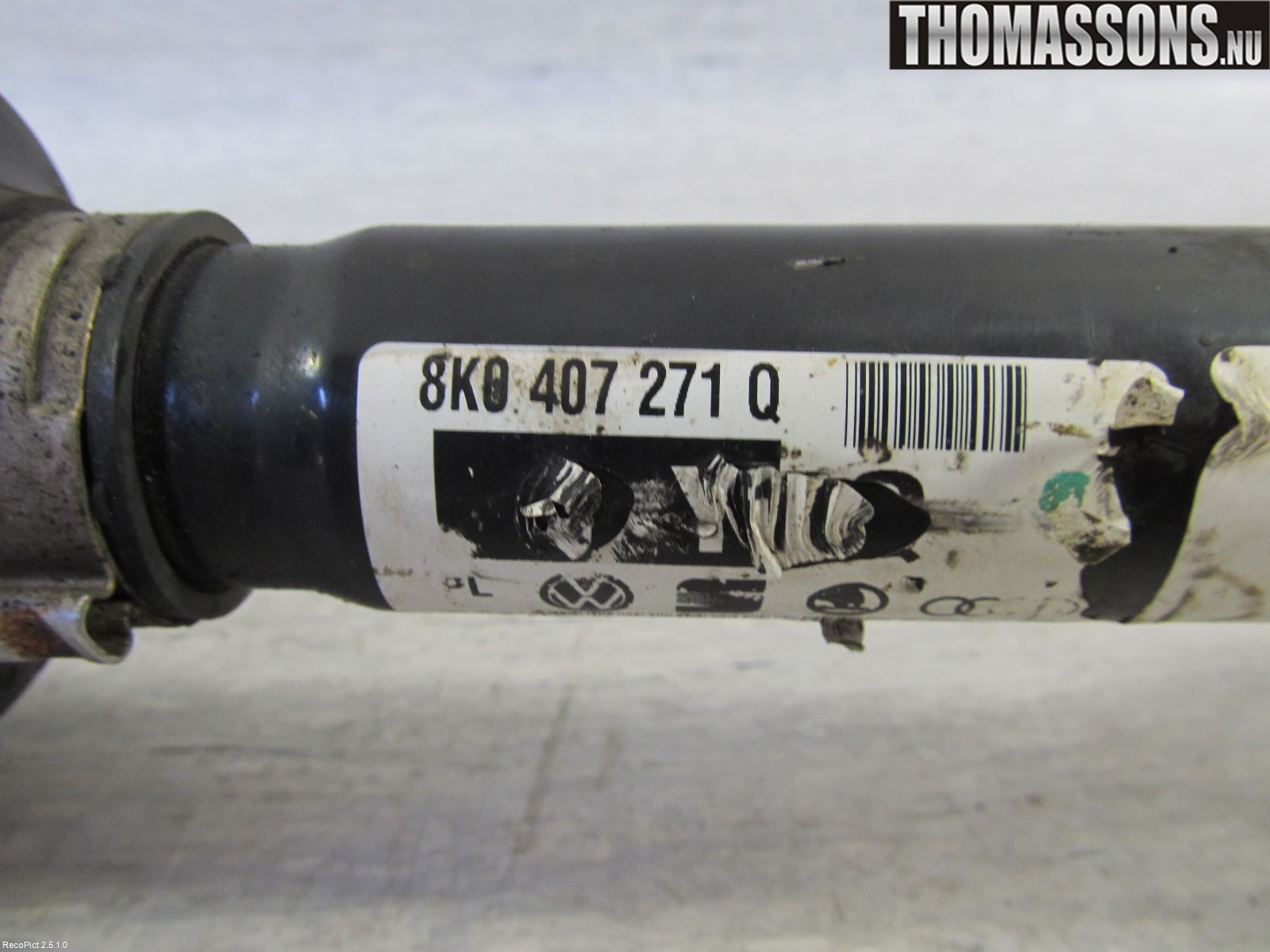 Audi A4/S4 08-11 Drivaksel Foran Kompl Venstre