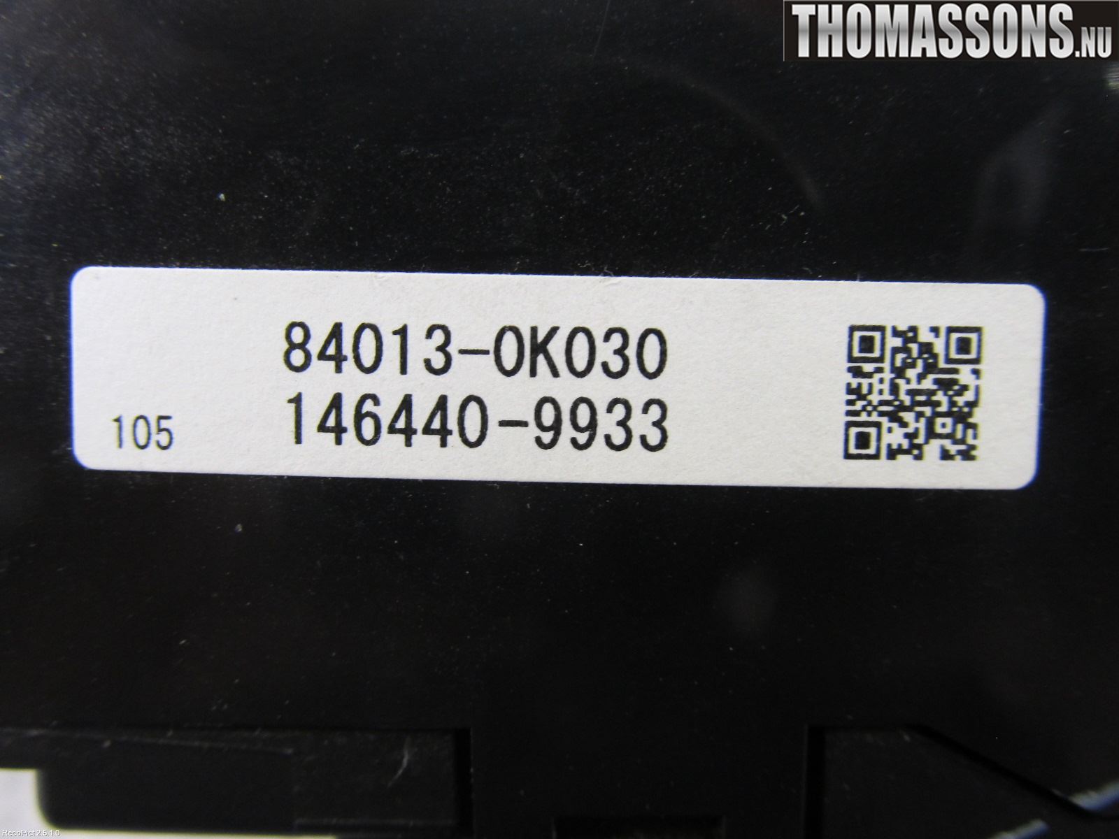 Toyota HILUX 05-16 Varme Ac Betjening-Display