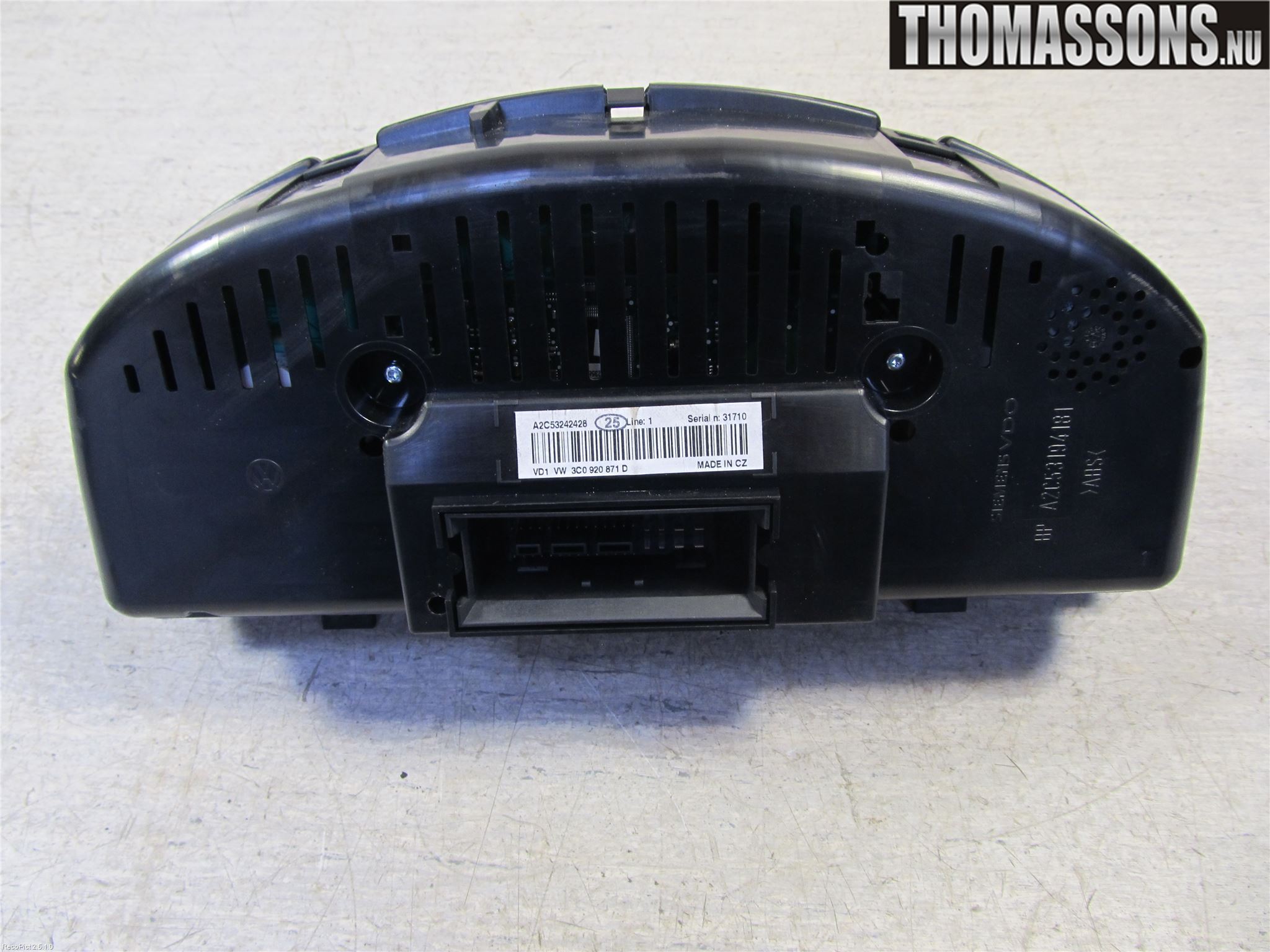 Volkswagen VW PASSAT 05-11 Instr Kombinert