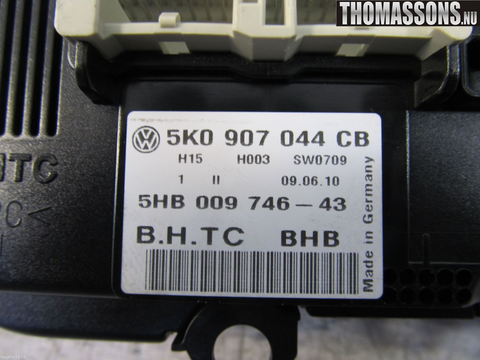 Volkswagen VW PASSAT 05-11 Varme Ac Betjening-Display