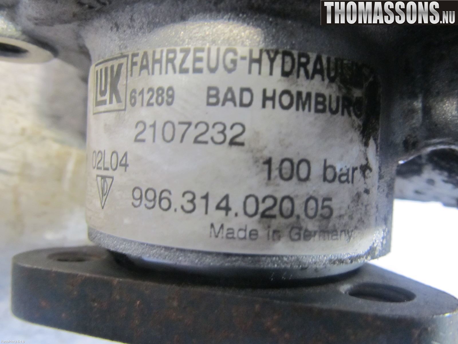 Porsche BOXSTER 96- Servo Pumpe