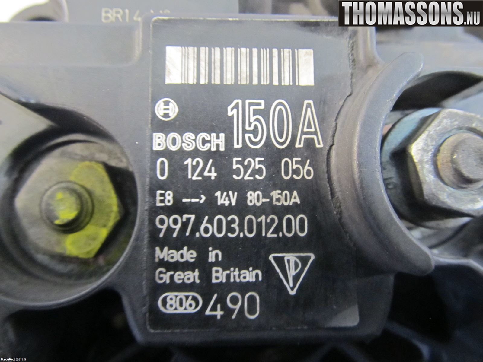 Porsche BOXSTER 96- Dynamo