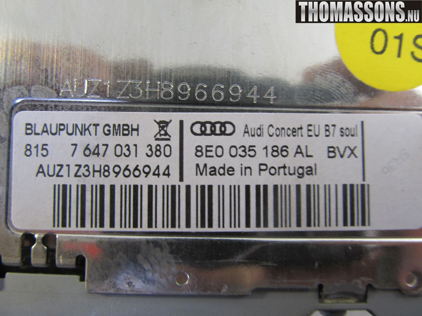Audi A4/S4 05-07 Stereo Radio