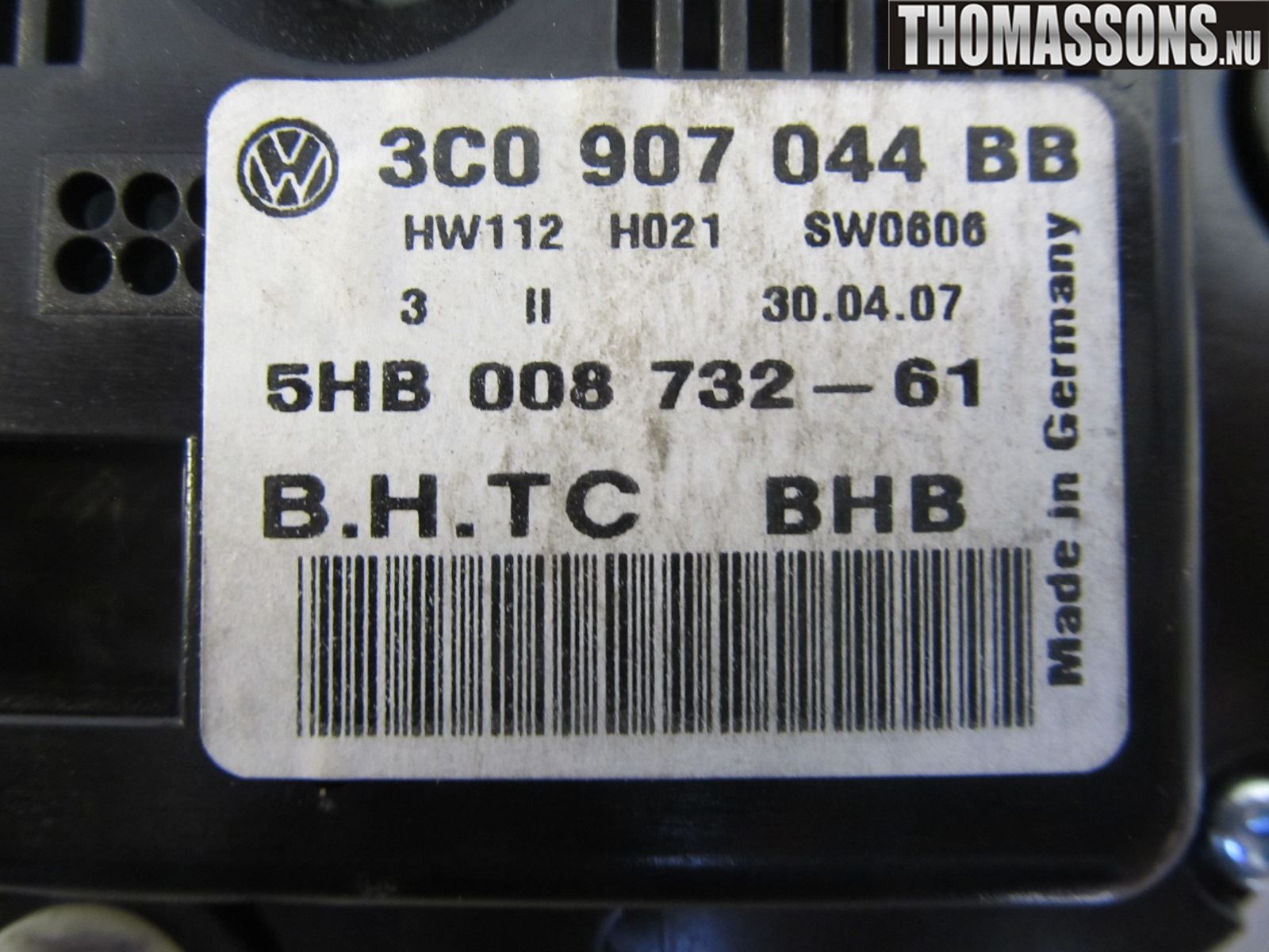 Volkswagen VW PASSAT 05-11 Varme Ac Betjening-Display