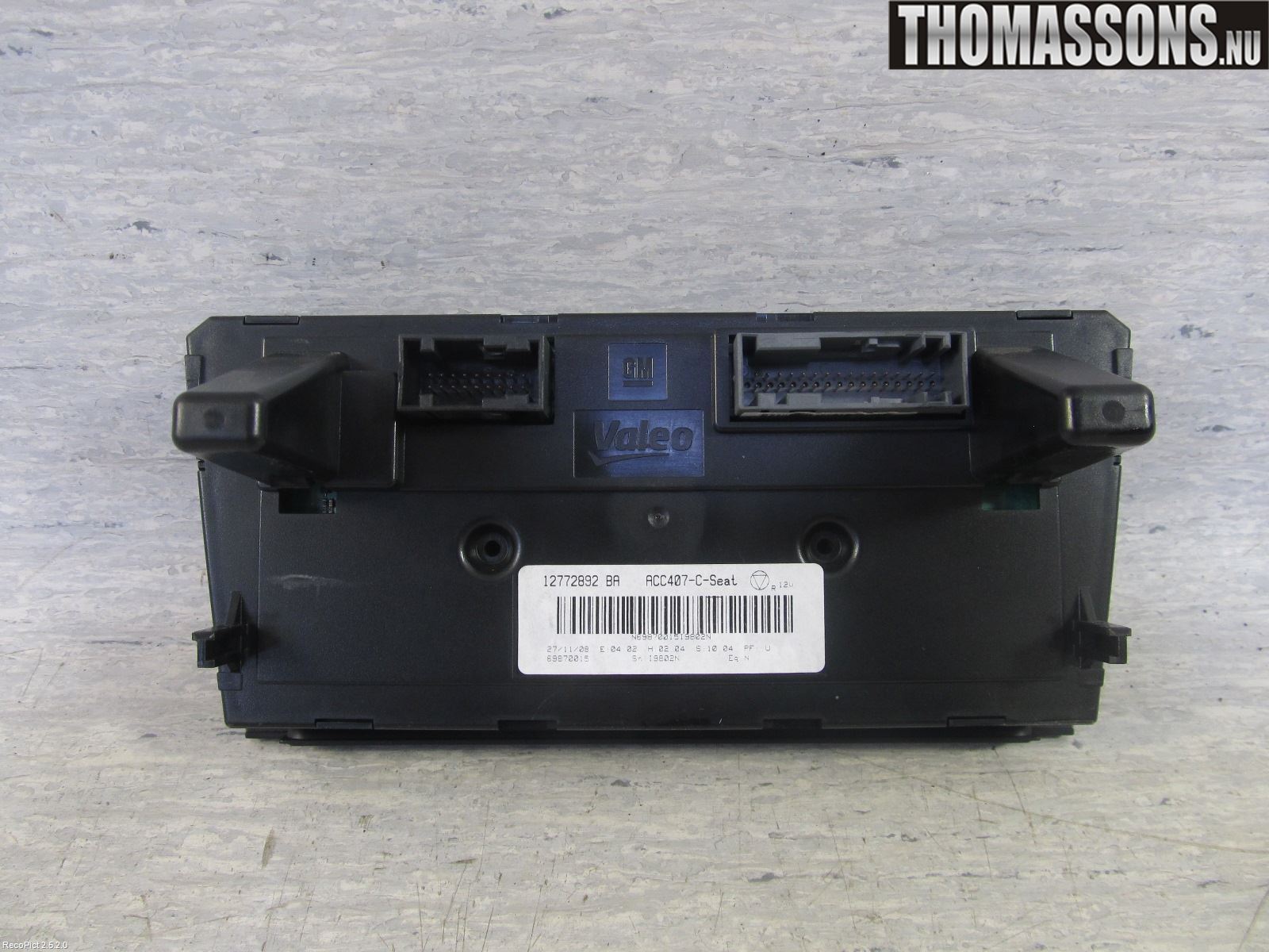 Saab 9-3 VER2/VER3 08-15 Varme Ac Betjening-Display