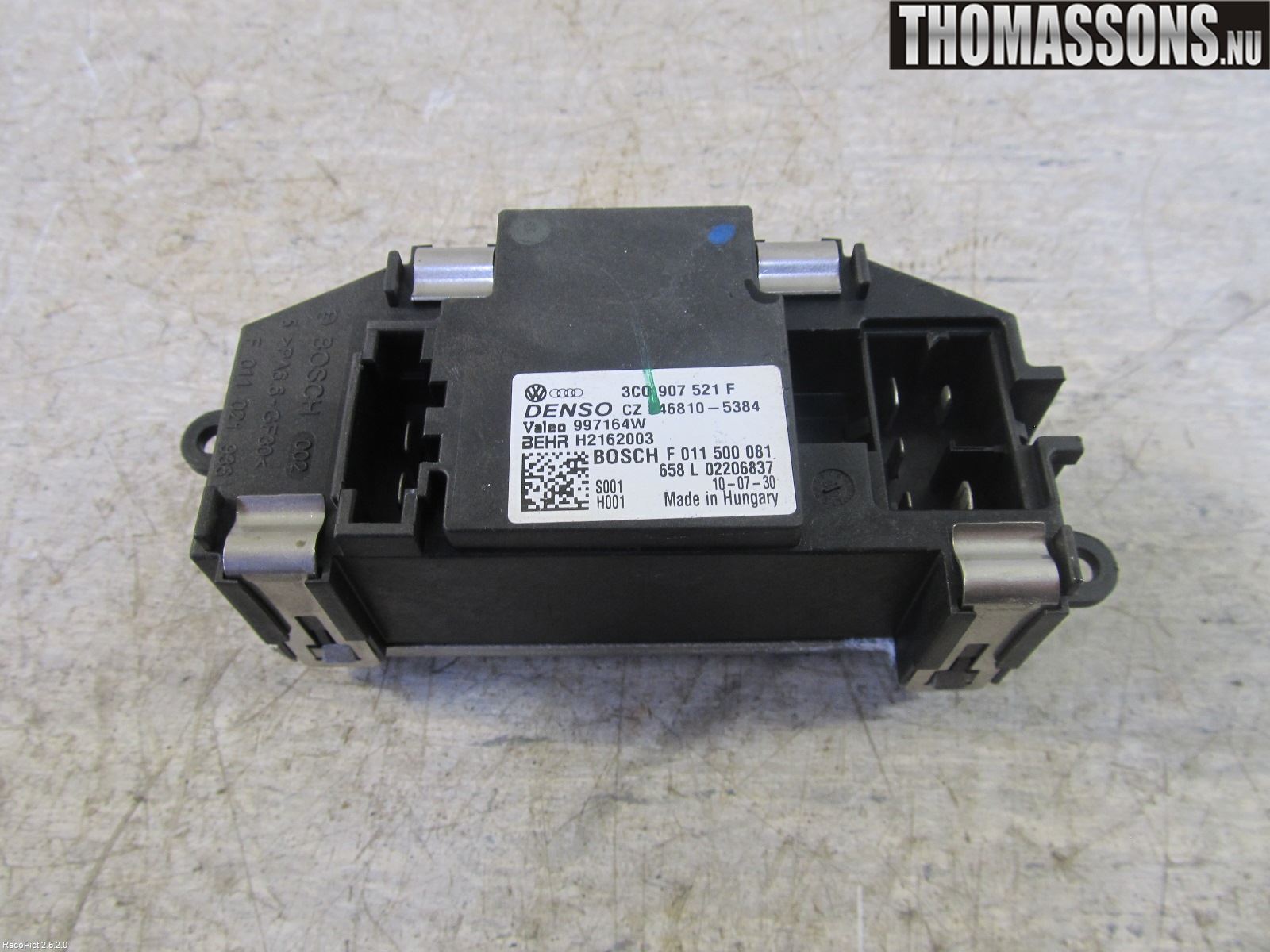 Volkswagen VW CADDY      04-10 Varmeapparat Viftemotstand