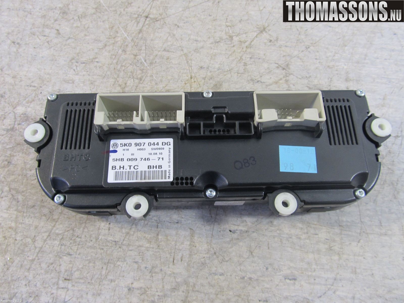 Volkswagen VW CADDY      04-10 Varme Ac Betjening-Display