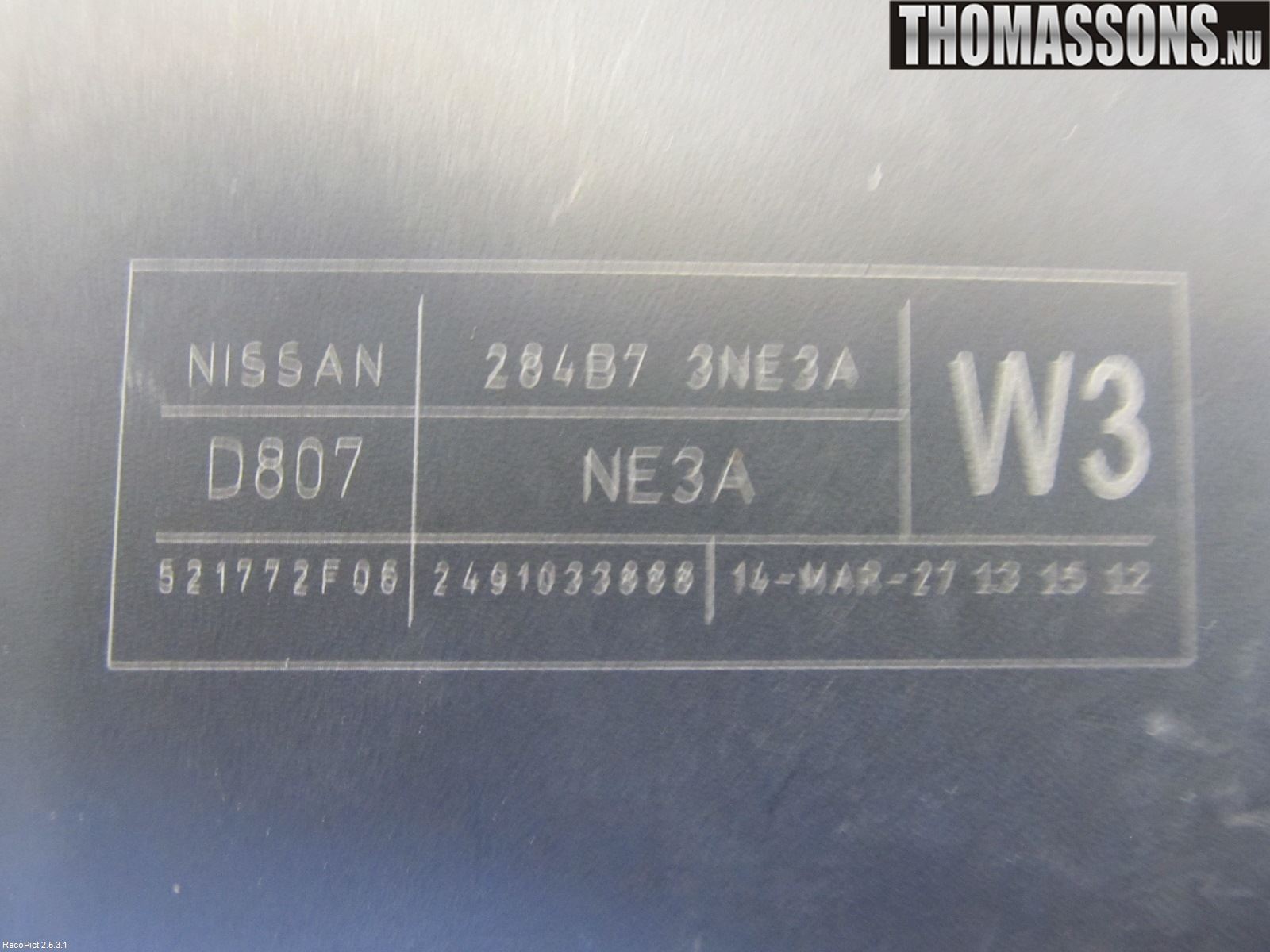 Nissan LEAF 11-17 Sikringsboks - Elsentral