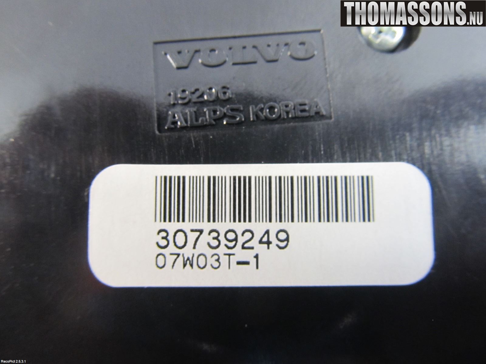 Volvo V50 04-07 Varme Ac Betjening-Display
