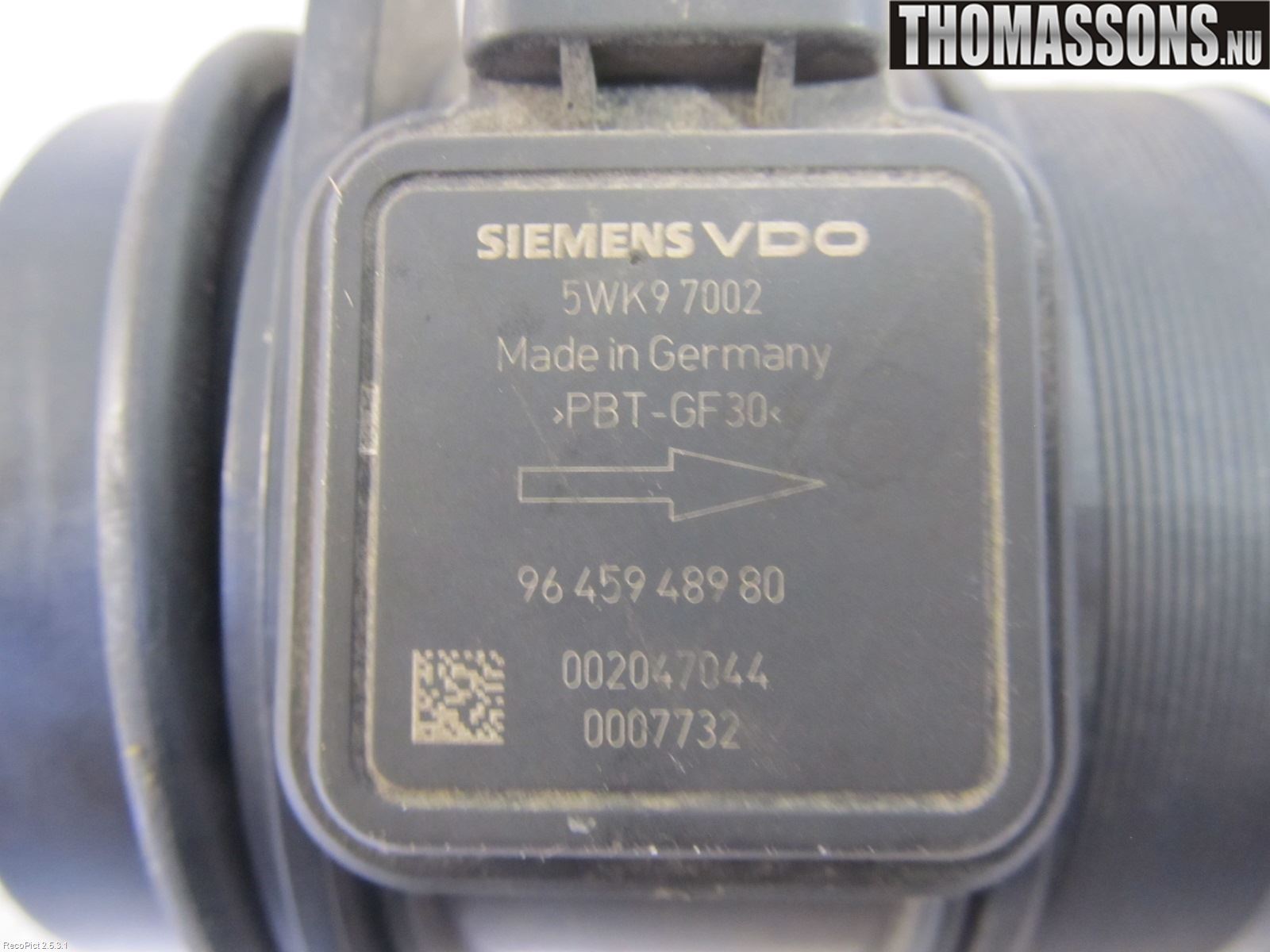 Volvo V50 04-07 Inns Luftmassemåler