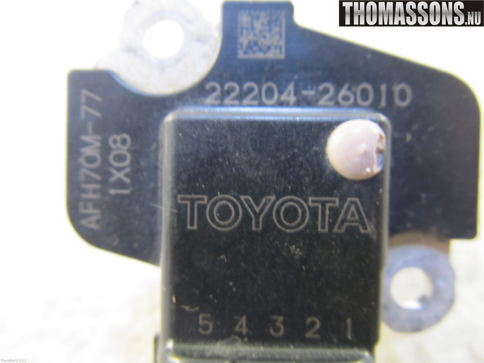 Toyota YARIS XP130 12-14 Inns Luftmassemåler