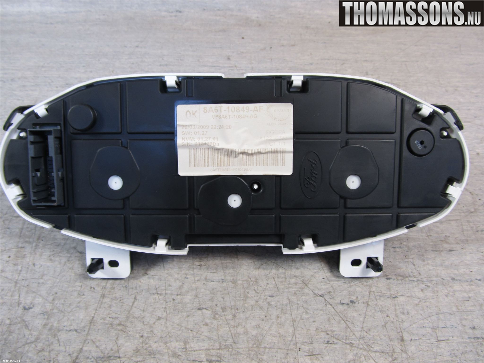 Ford FIESTA 09-12 Instr Kombinert