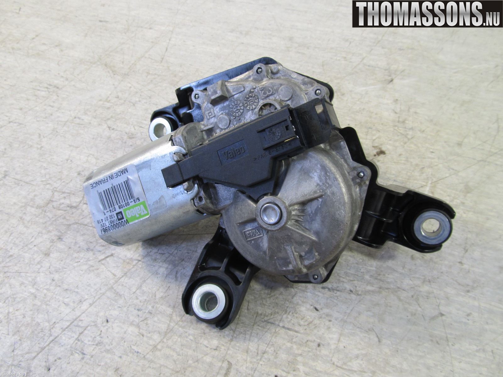 Opel INSIGNIA 09-16 Viskermotor Bakluke