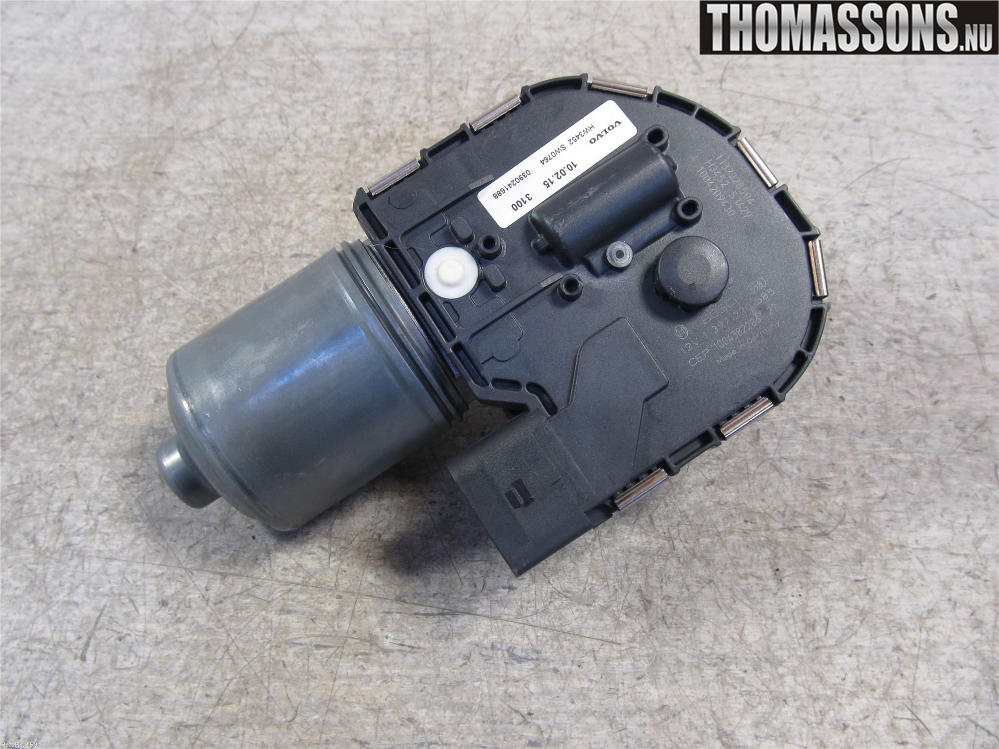 Volvo V50 08-12 Viskermotor Frontrute