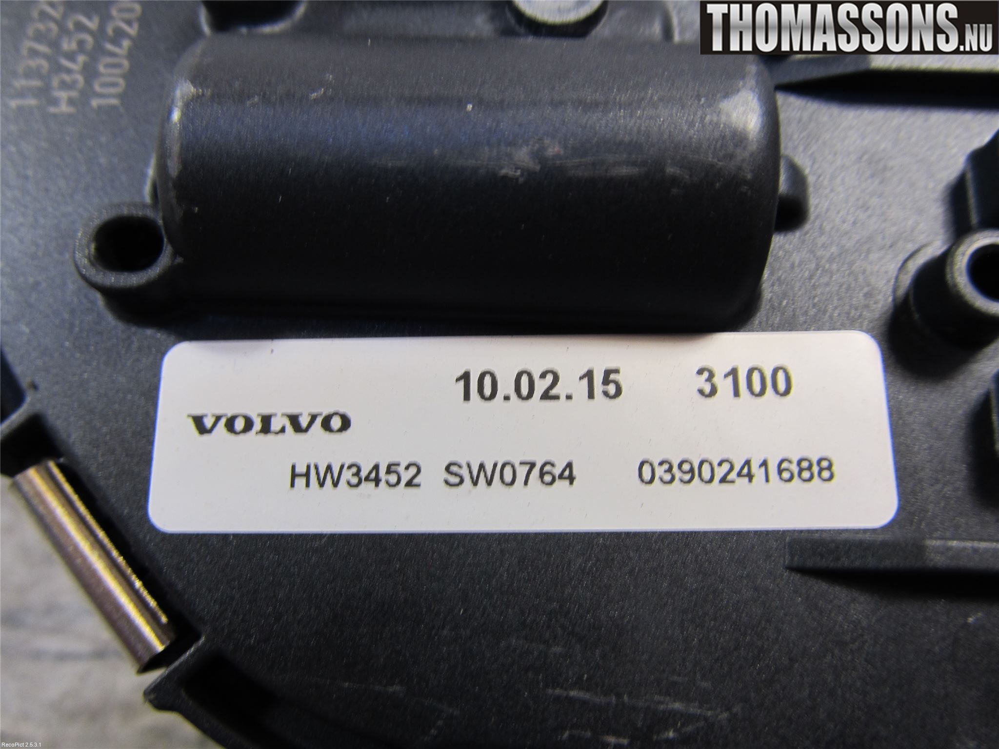 Volvo V50 08-12 Viskermotor Frontrute
