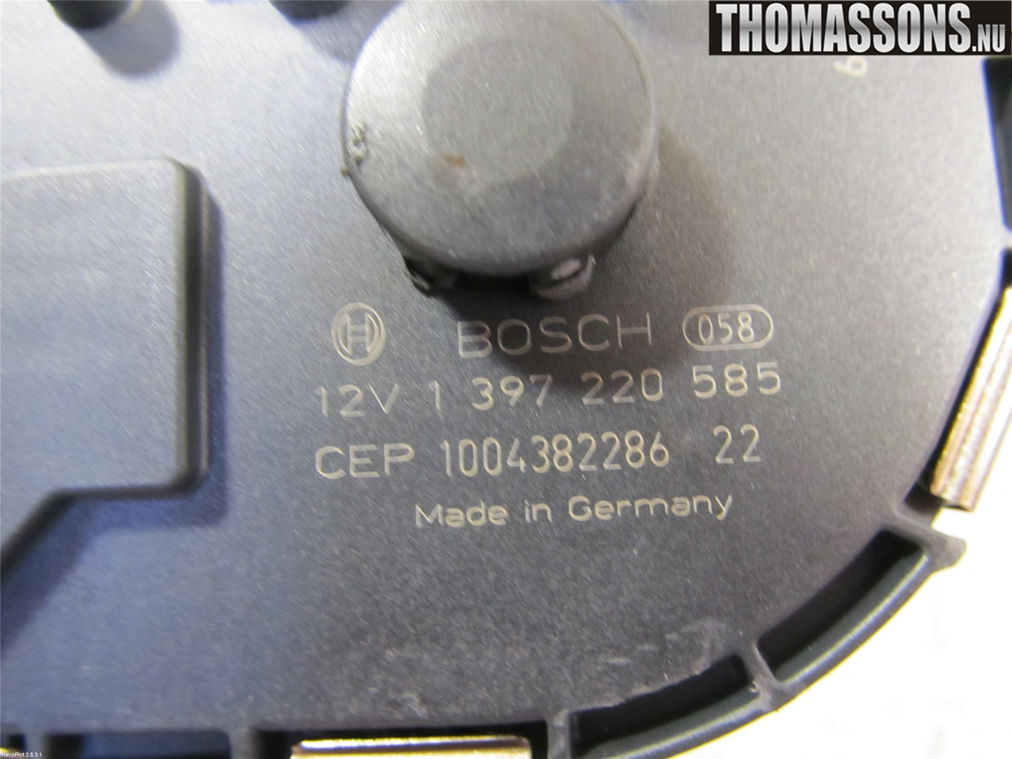 Volvo V50 08-12 Viskermotor Frontrute