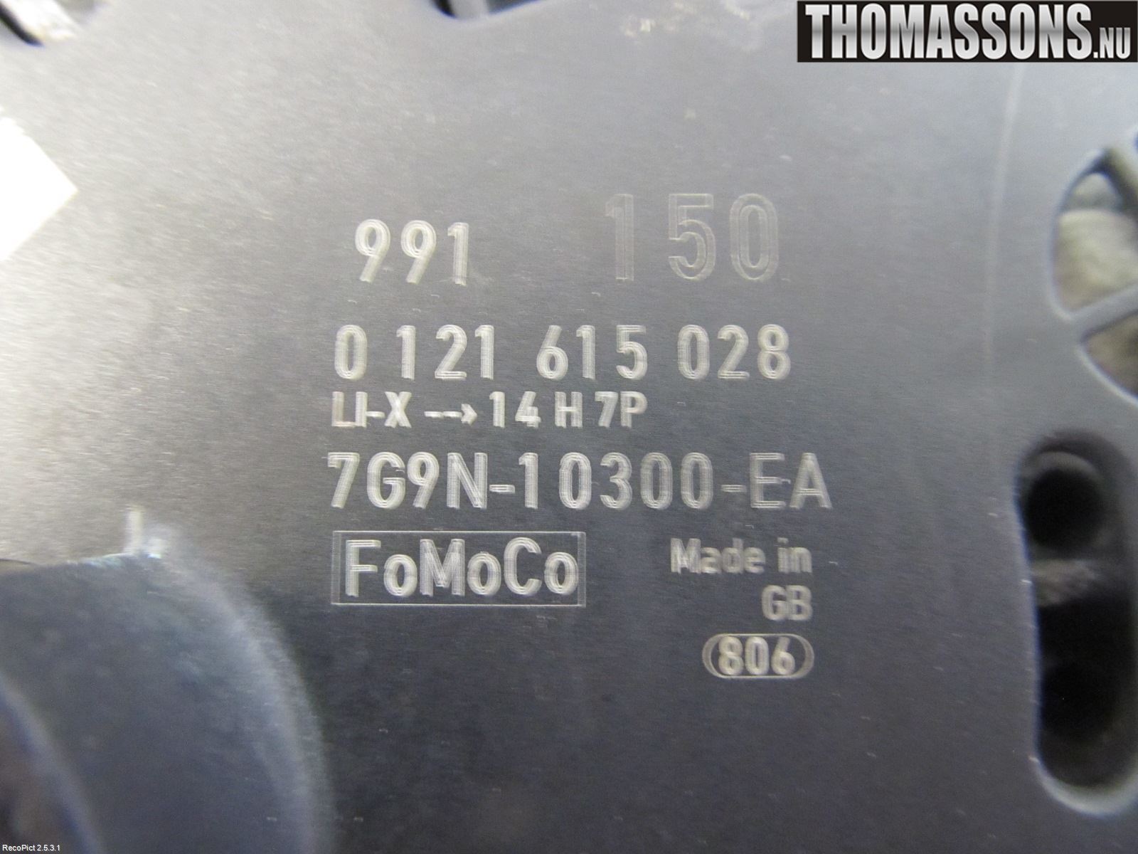 Ford MONDEO 07-15 Dynamo