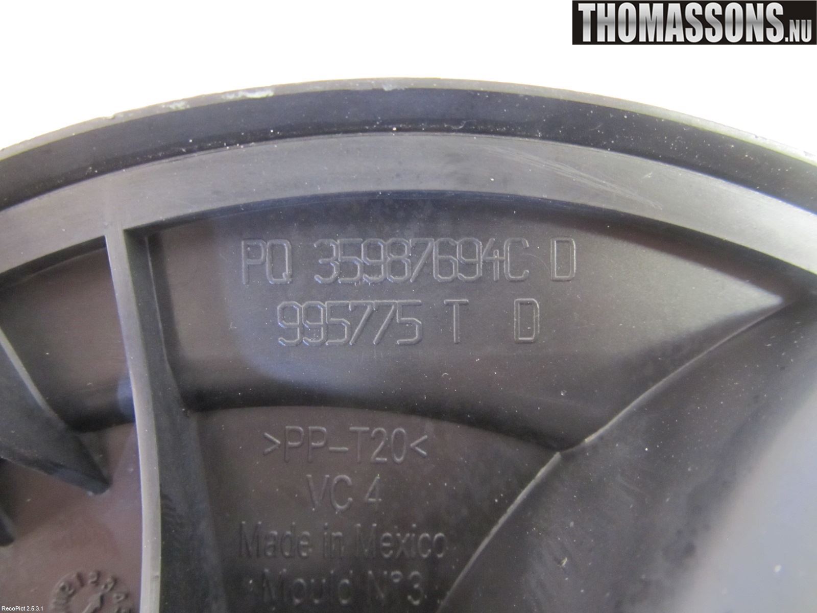 Volkswagen VW GOLF V 04-09 Varme Ac Varmeapparatvifte