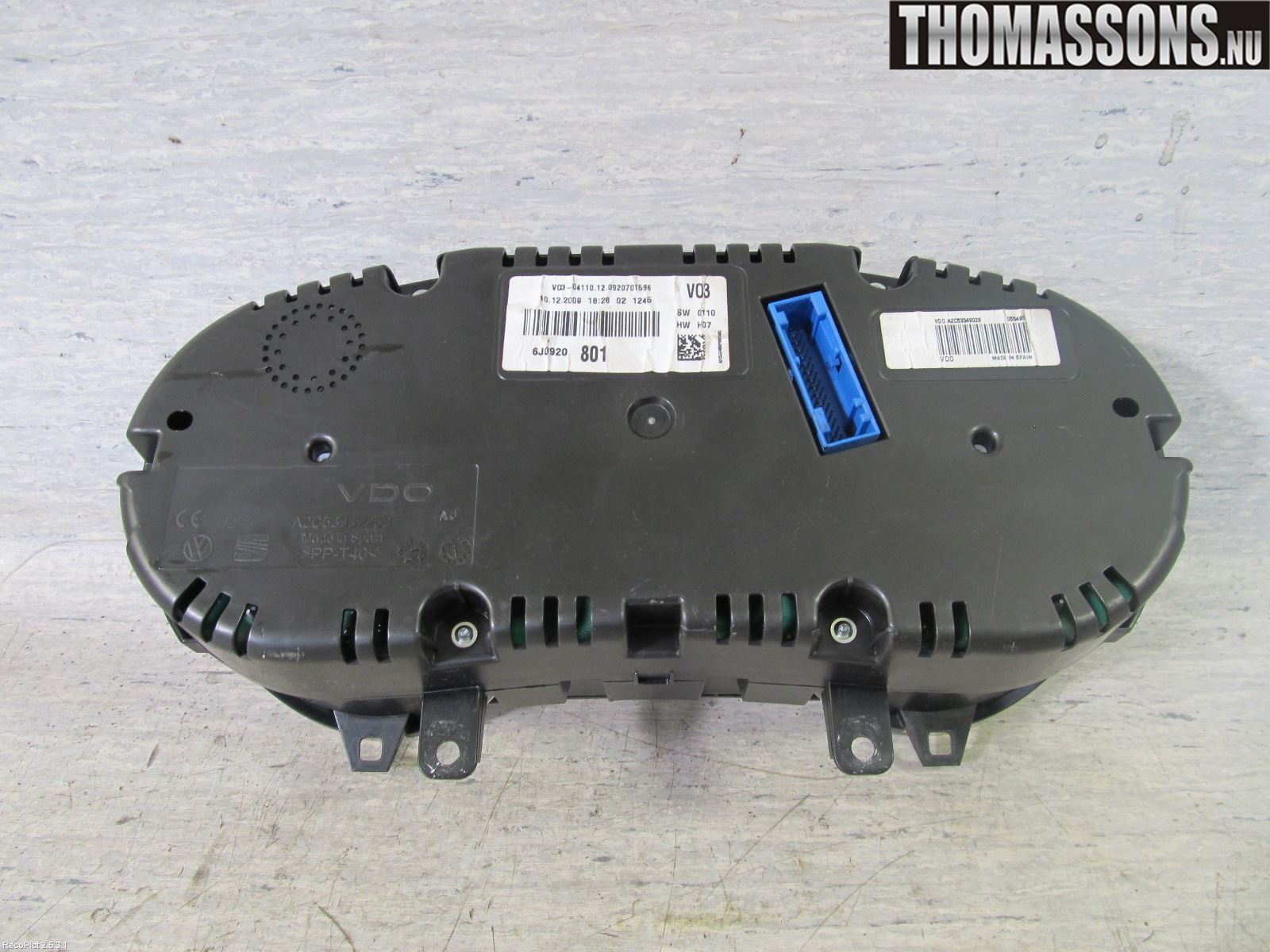 Seat IBIZA IV 08-16 Instr Kombinert