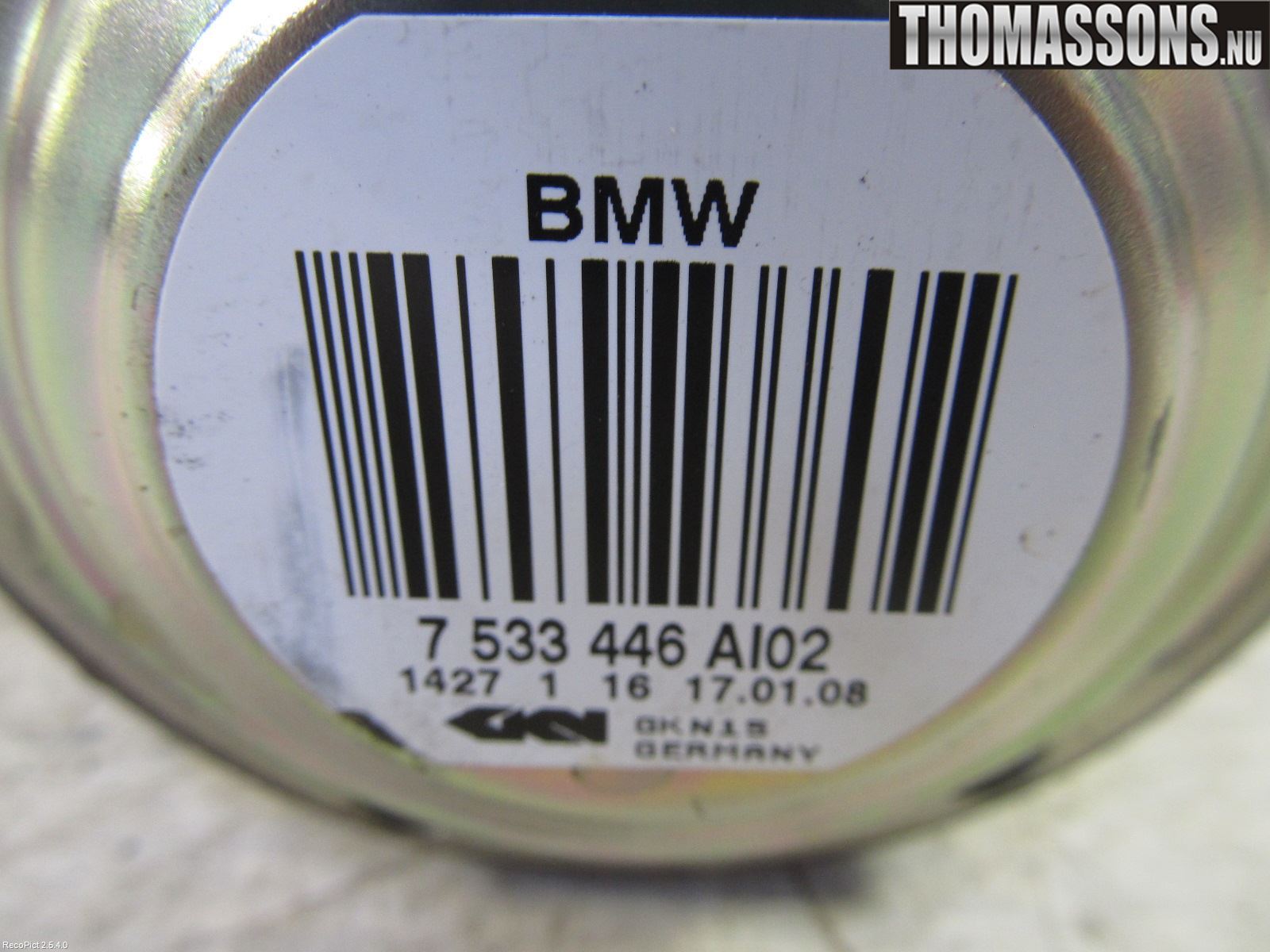 BMW 1 E87/81 5D/3D 03-11 Drivaksel Bak Kompl Høyre