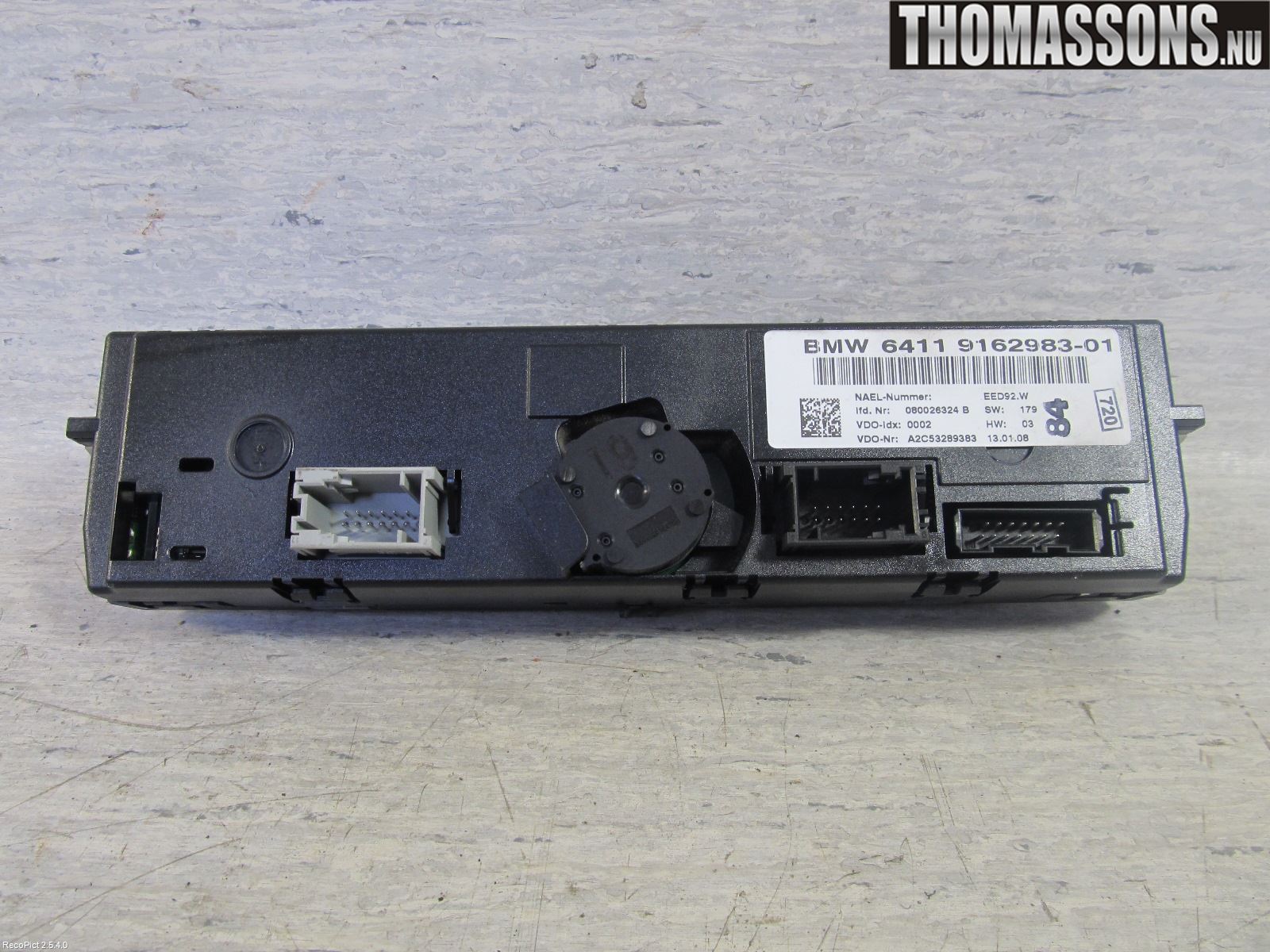 BMW 1 E87/81 5D/3D 03-11 Varme Ac Betjening-Display