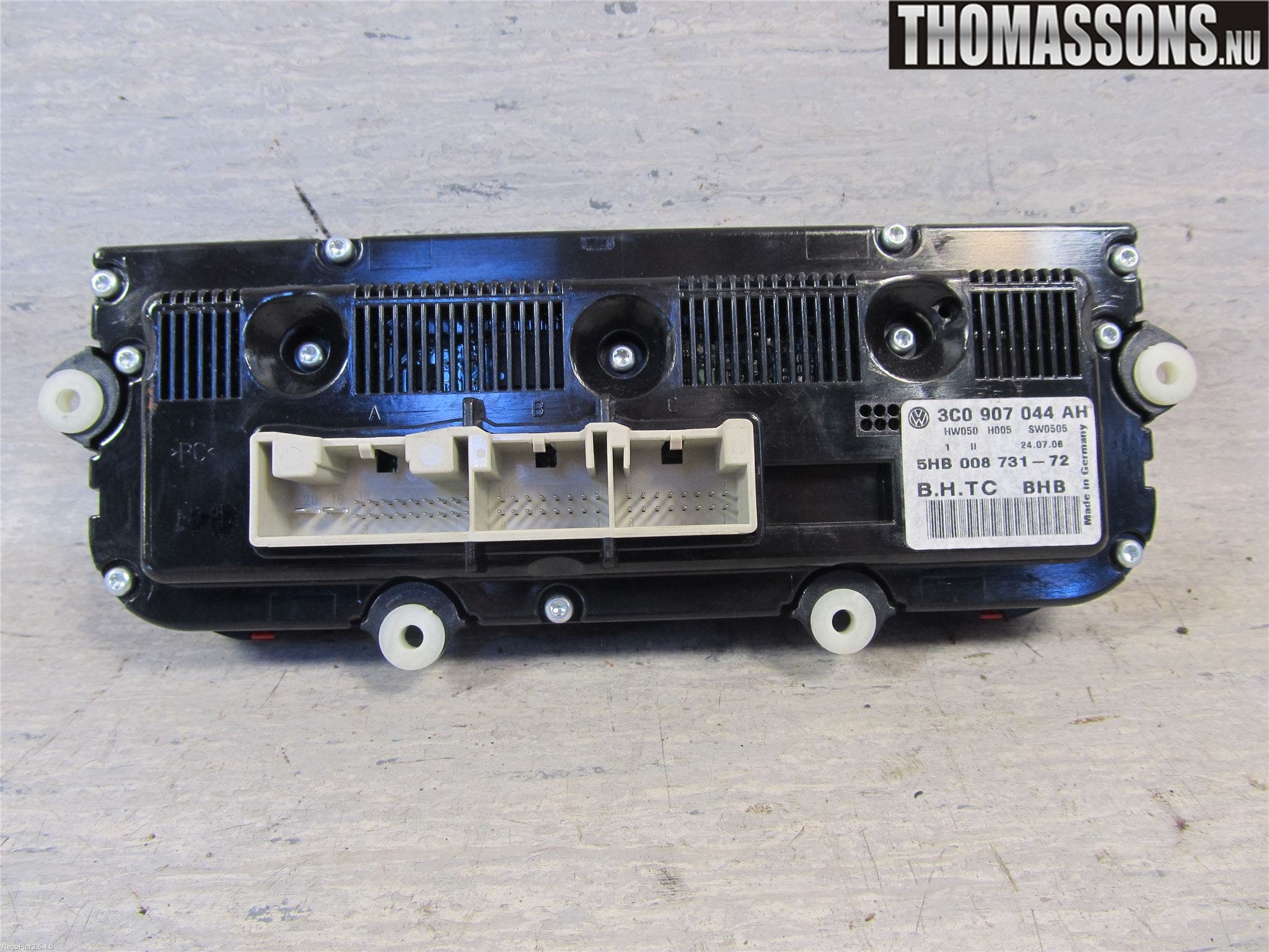 Volkswagen VW PASSAT 05-11 Varmeapparat Panel(Regulering)