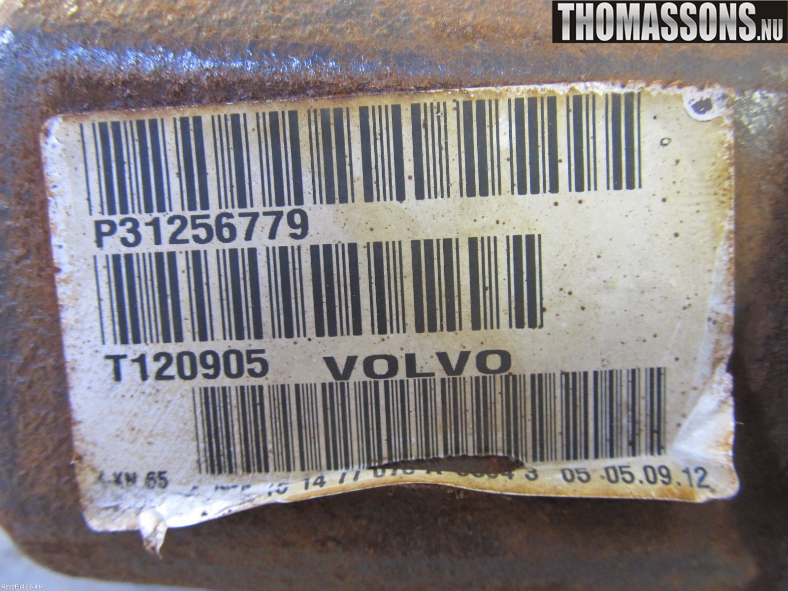 Volvo V70 08-13 Drivaksel Foran Kompl Venstre
