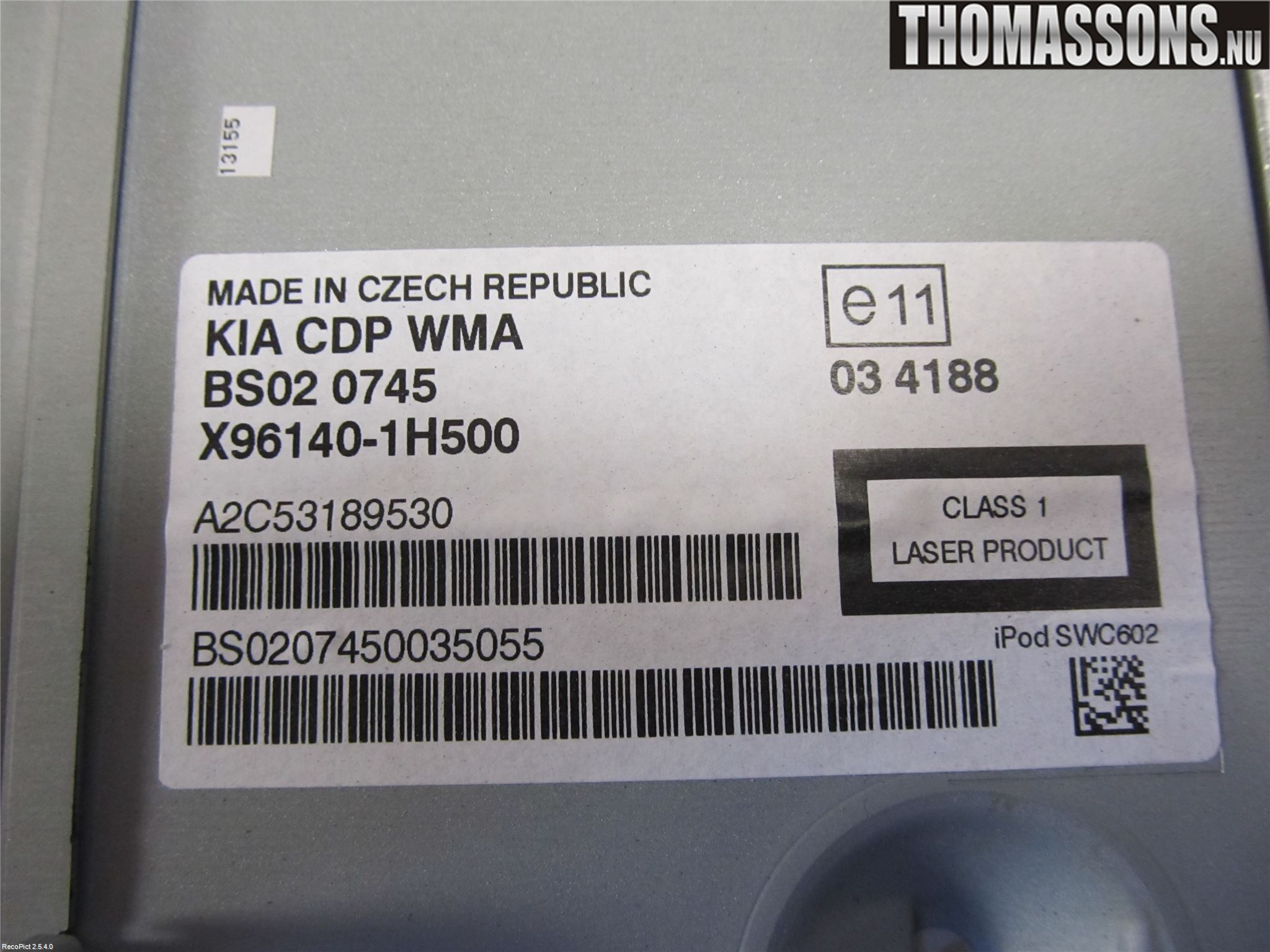 Kia CEED 06-12 Stereo Radio