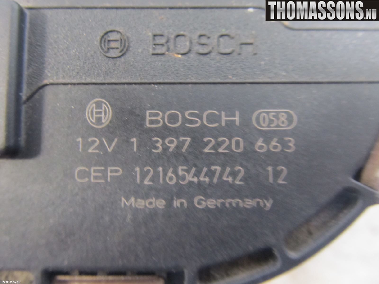 Volkswagen VW GOLF / E-GOLF VII 13-20 Viskermotor Frontrute