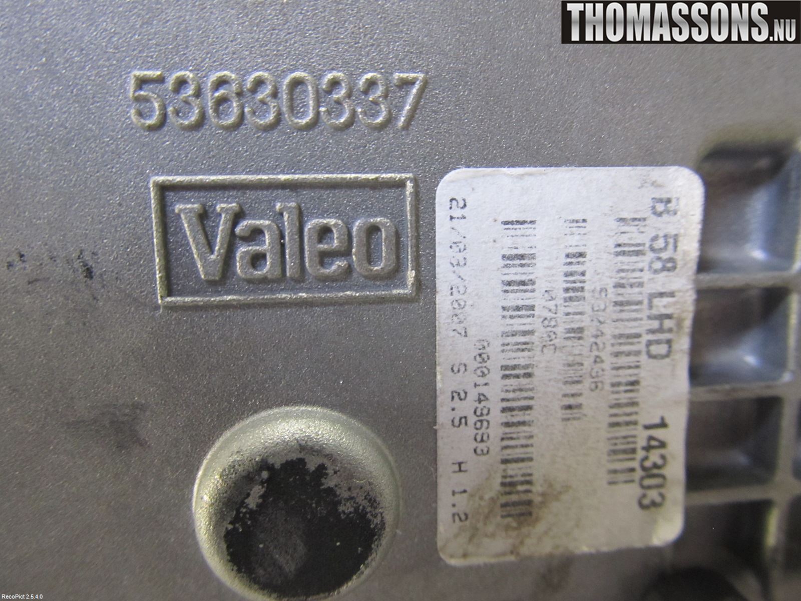 Citroen C4 PICASSO 06-13 Viskermotor Frontrute