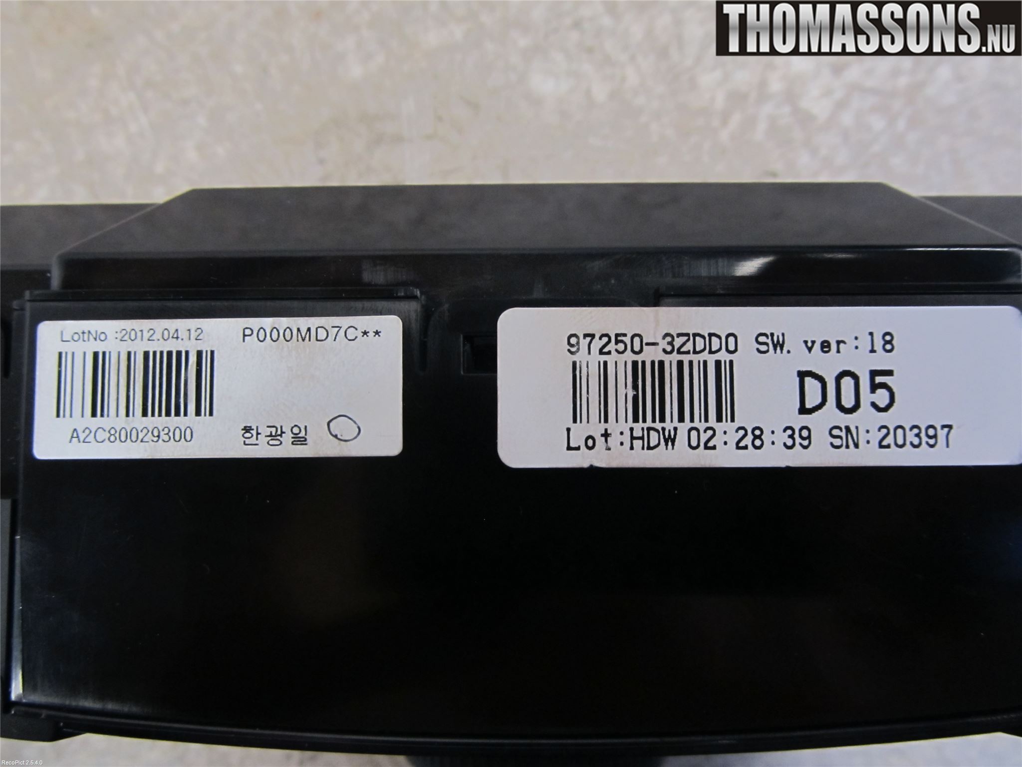 Hyundai i40 08-15 Varmeapparat Panel(Regulering)