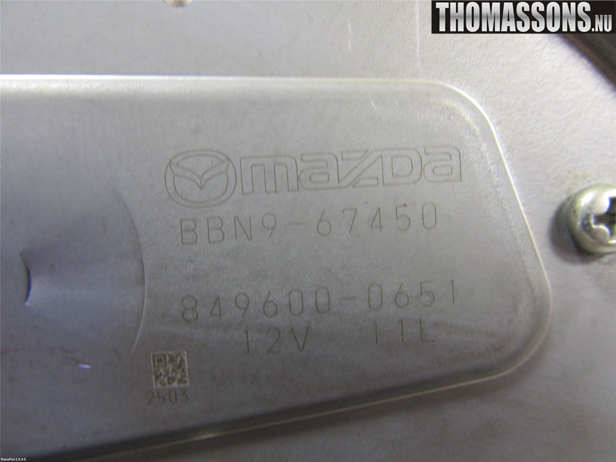 Mazda 3 II 09-13 Viskermotor Bakluke