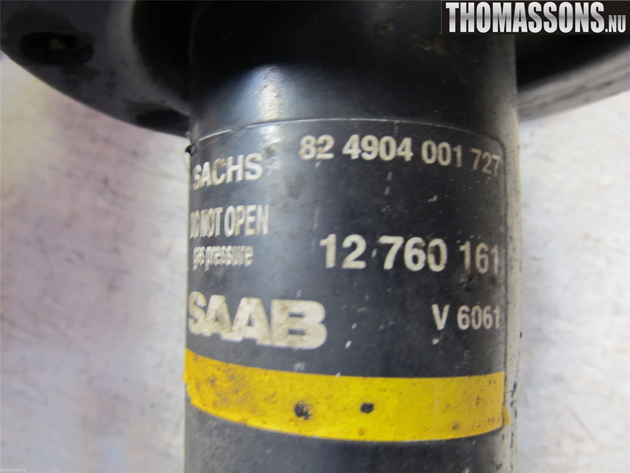 Saab 9-5     06-10 Fjærbein Foran Venstre