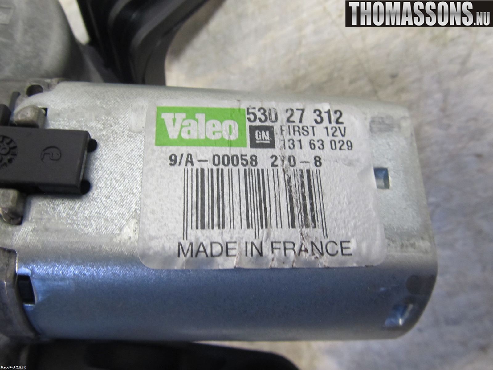 Opel CORSA D 07-14 Viskermotor Bakluke